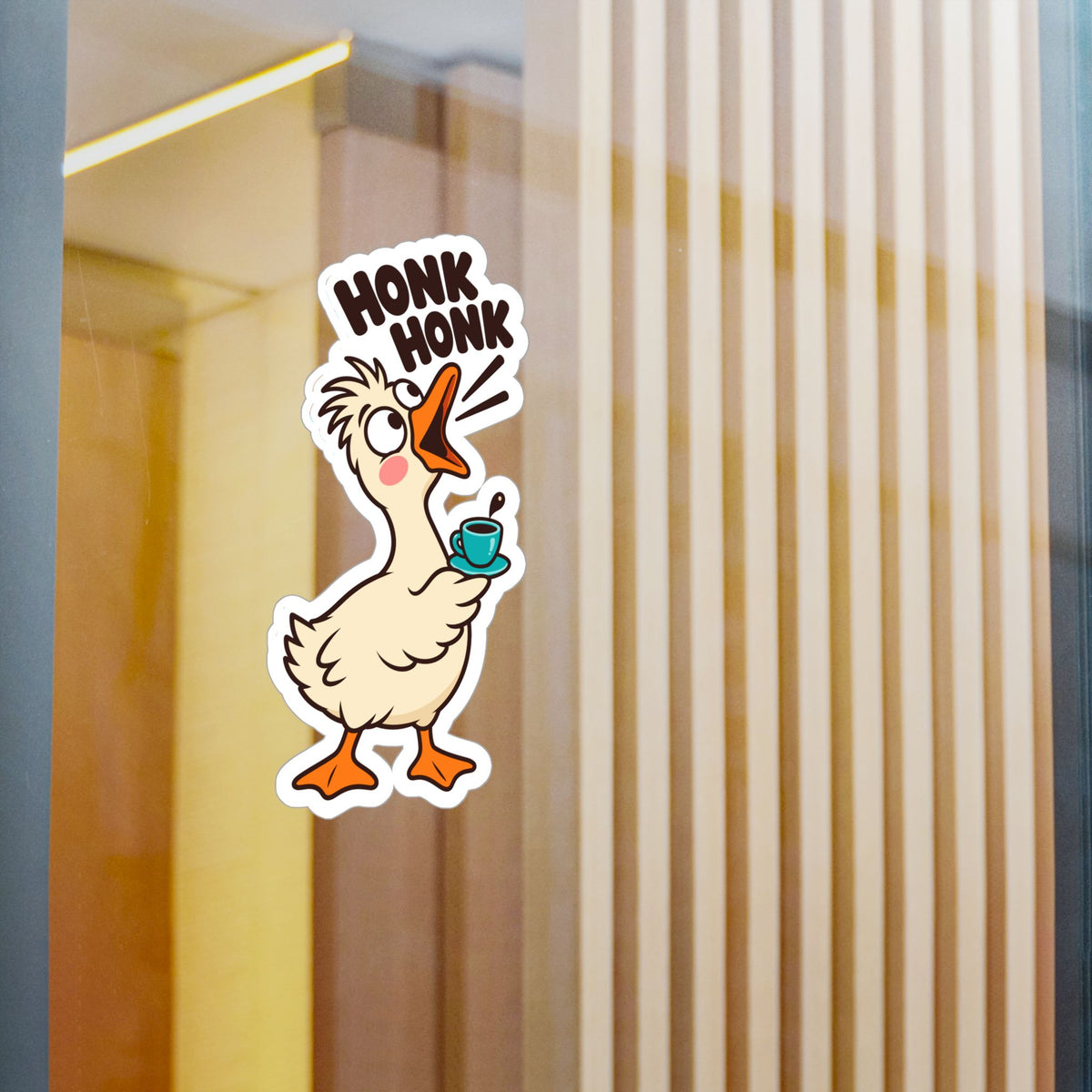 Espresso Sticker with HONK HONK Design – Playful Decals for Your Coffee Grinder or Digital Scale