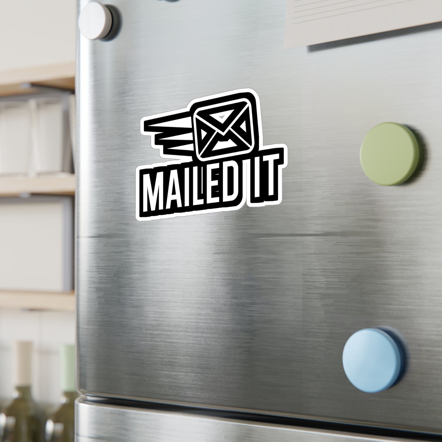 Mailed it - Postal worker Sticker for Wall, Laptop, Window, Truck, Car Postal worker Gift Vinyl Funny postal worker Decal Sticker