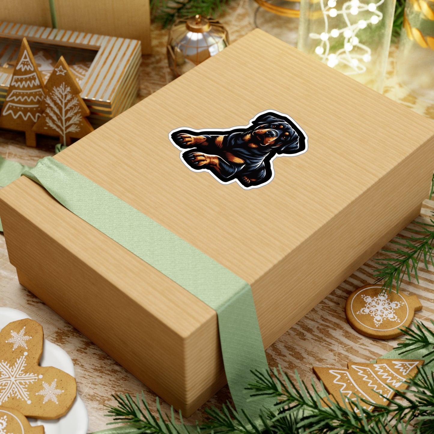 Rottweiler - Rottweiler Sticker for Car Window Laptop Sticker. Water Bottle Sticker, Vinyl Guard Decal, Powerful Sticker - Rottweiler Gift