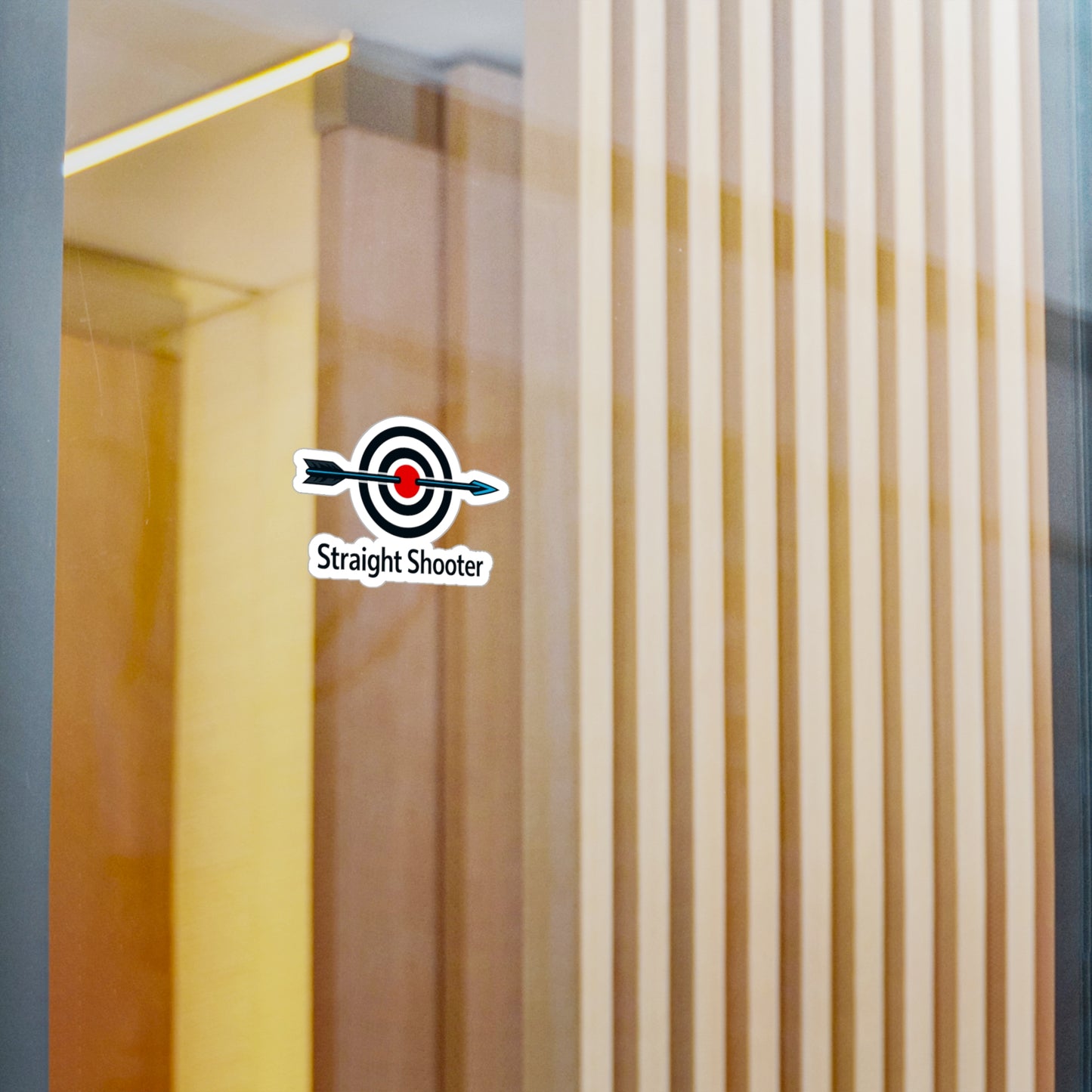 Archery Sticker Straight Shooter Archer Hunting Shoot Design Waterproof Vinyl decals for Laptop Water Bottle