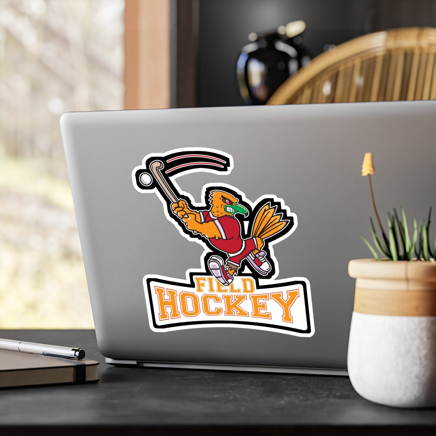 Field Hockey - Field hockey Sticker for Laptop Sticker. Water Bottle Sticker, Vinyl Hockey Decal - Field hockey Gift