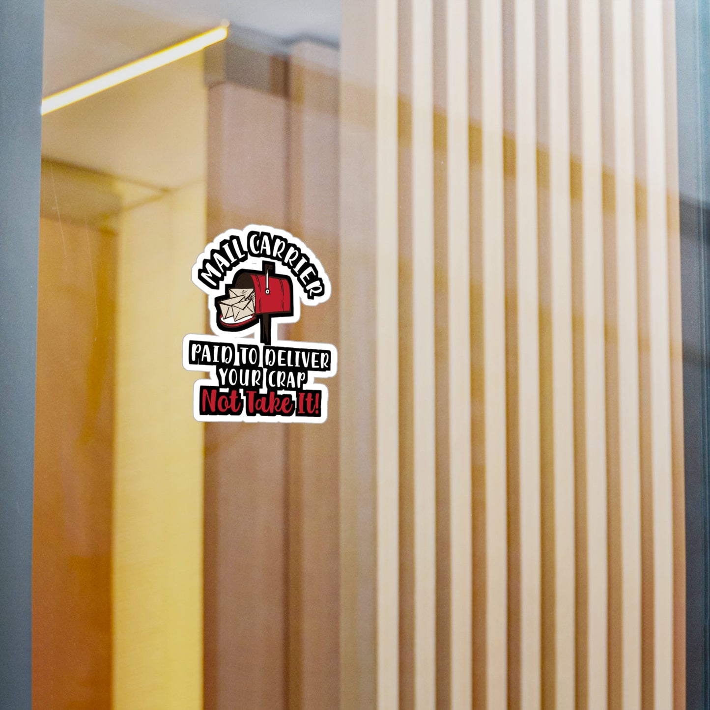 Mail Carrier | Postal worker Sticker | Funny postal worker Decals | Postman Laptop Sticker | Postal worker Gift | Funny postal worker Gift