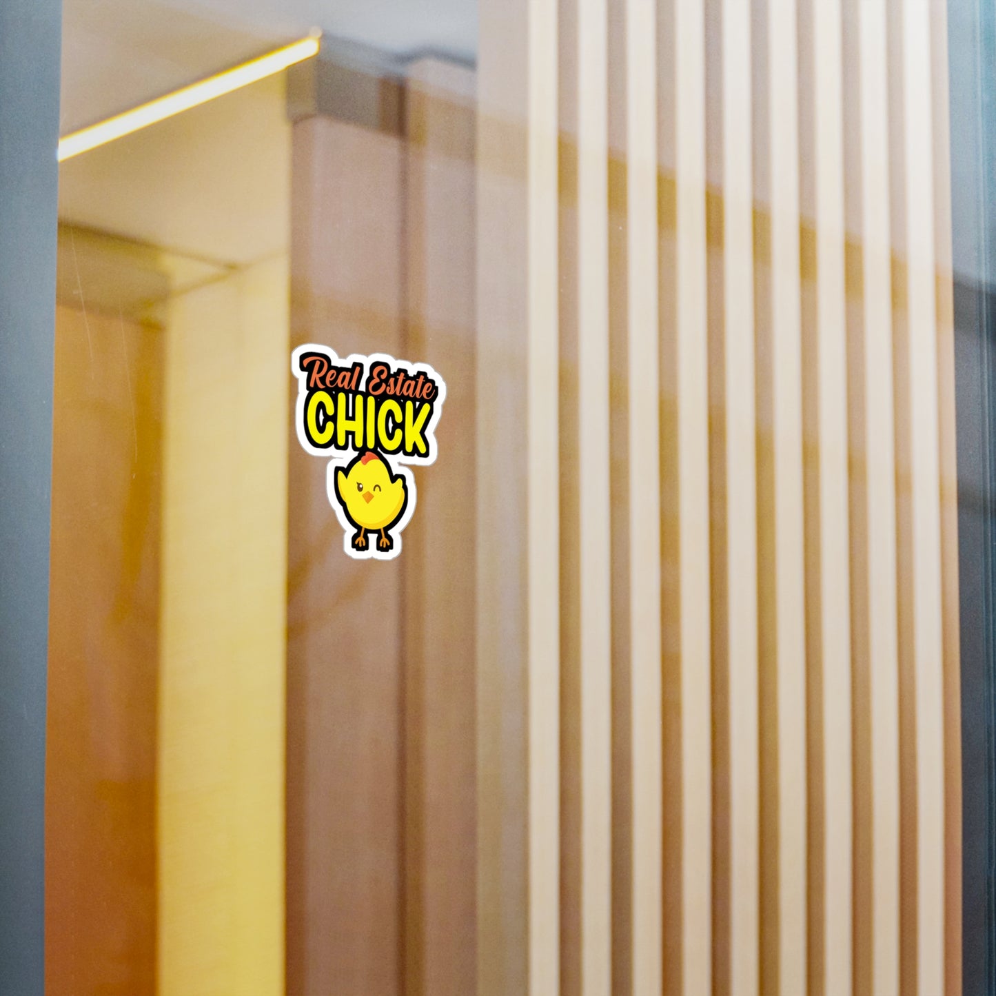 Real estate chick - Real estate Sticker for Wall, Laptop, Window, Truck, Car Real estate Gift Vinyl Real estate agent Decal Sticker