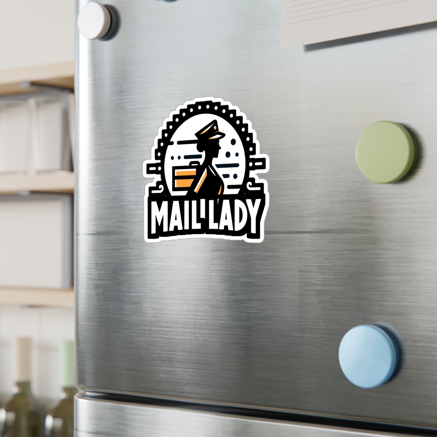 Mail Lady - Postal worker Sticker for Car Laptop Sticker. Water Bottle Sticker, Vinyl Funny postal worker Decal - Postal worker Gift