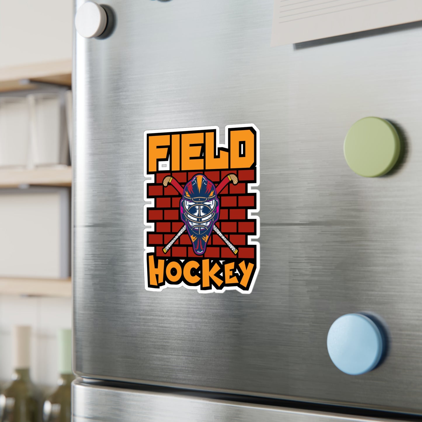 Field Hockey - Field hockey Sticker for Laptop Sticker. Water Bottle Sticker, Vinyl Hockey Decal - Field hockey Gift