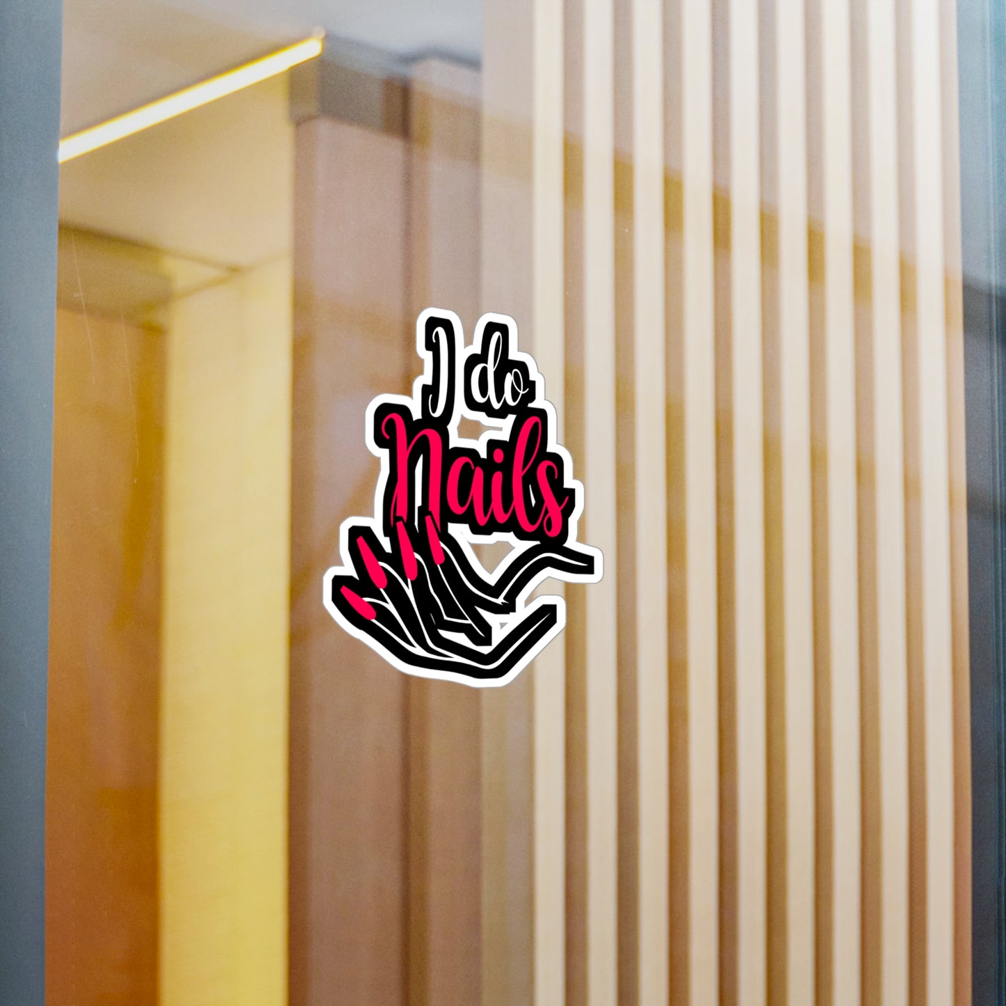 I do Nails - Nails Sticker for Car Window Laptop Sticker. Water Bottle Sticker, Vinyl Nails Decal, Music Sticker - Nails Gift