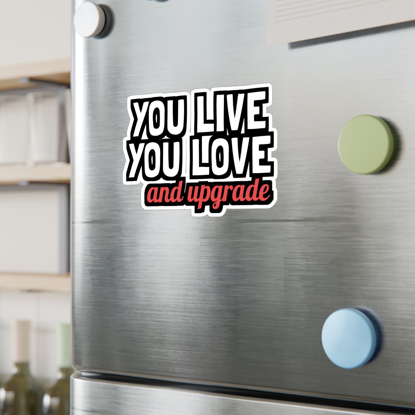 You Live You Learn and You Upgrade | Divorce Sticker | Separation Decals | Alimony Laptop Sticker | Divorce Gift