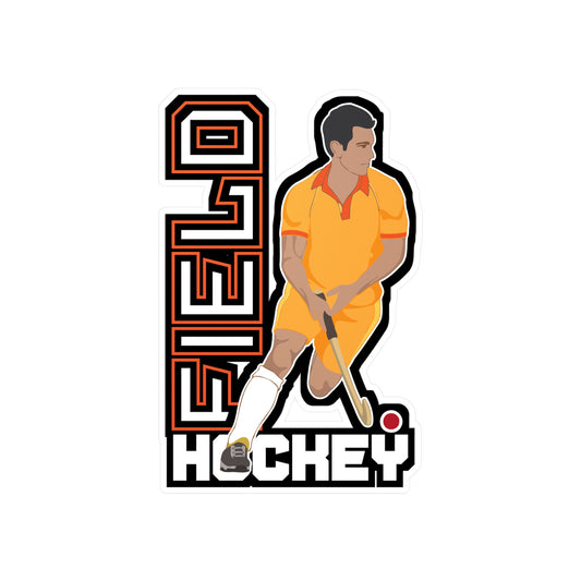 Field Hockey Player - Field hockey Sticker for Laptop Sticker. Water Bottle Sticker, Vinyl Hockey Decal - Field hockey Gift