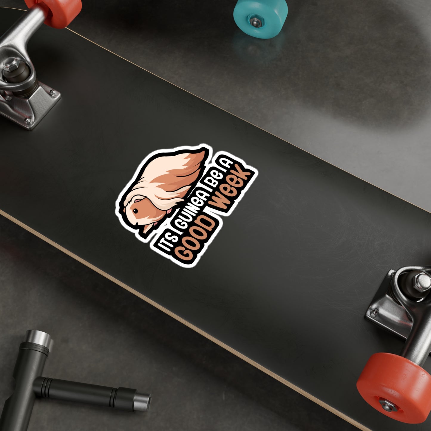 Its guinea be a good week - Guinea pig Sticker for Wall, Laptop, Window, Truck, Car Guinea pig Gift Vinyl Guinea pig dad Decal Sticker