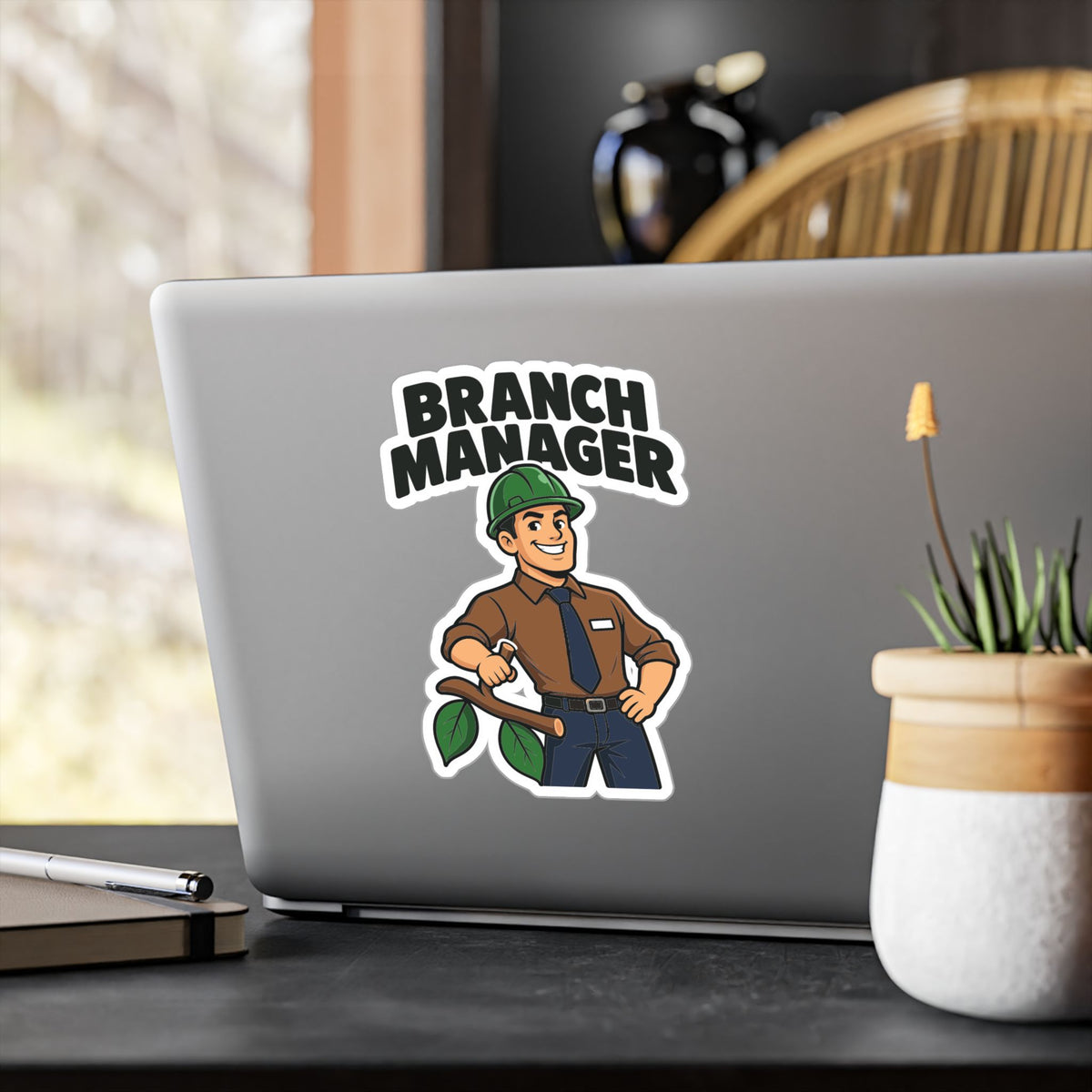 Tree Sticker - Branch Manager Design for Tree Workers, Laptop and Water Bottle Decals