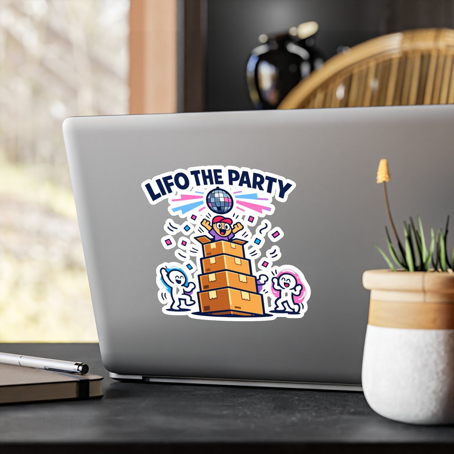Accountant  Sticker LIFO the Party Funny Accounting Decals Waterproof Vinyl for Laptop Water Bottle Balance Spreadsheet Amortization