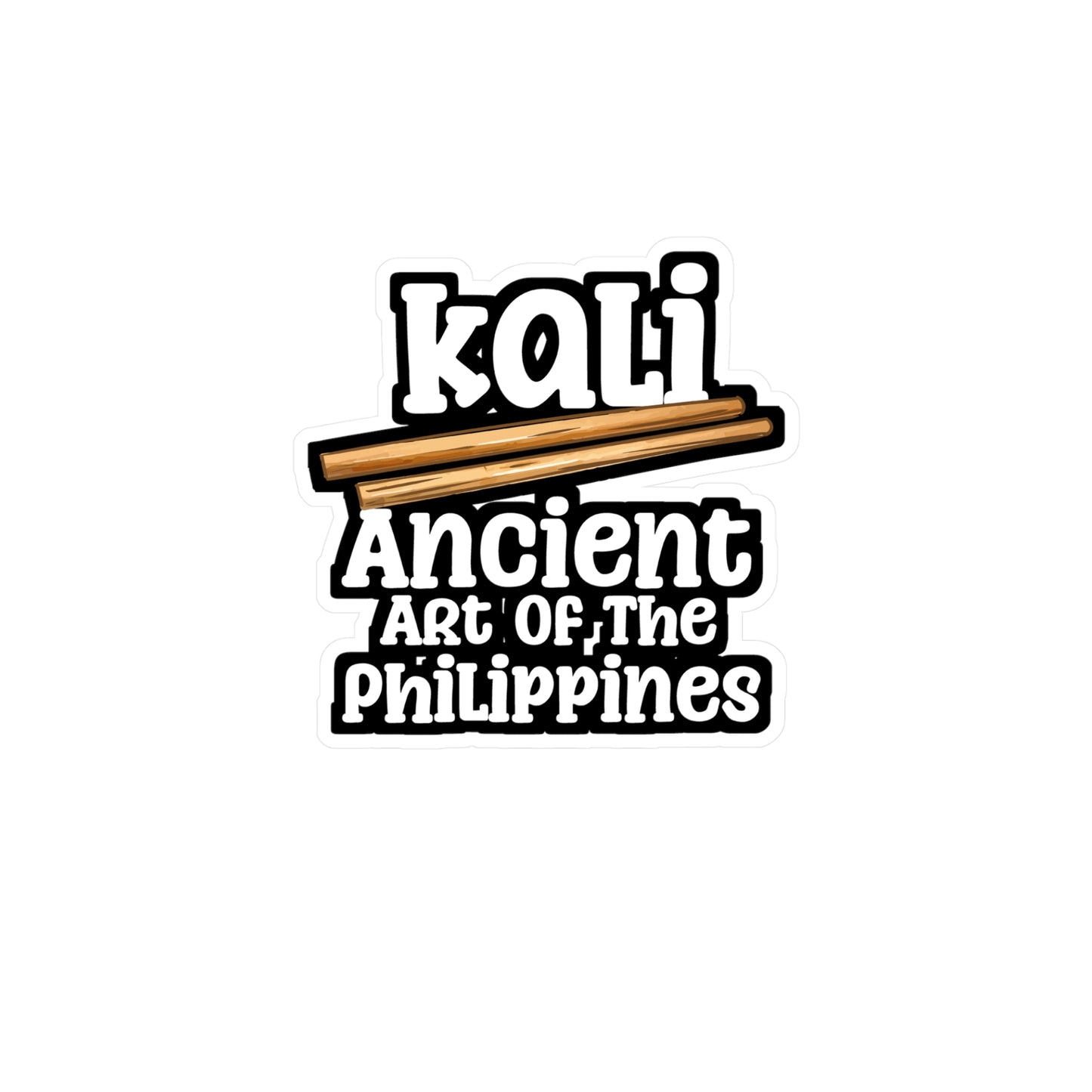 Kali Ancient Esrkima - Arnis Sticker for Car Window Laptop Sticker. Water Bottle Sticker, Vinyl Kali Decal, Eskrima Sticker - Arnis Gift