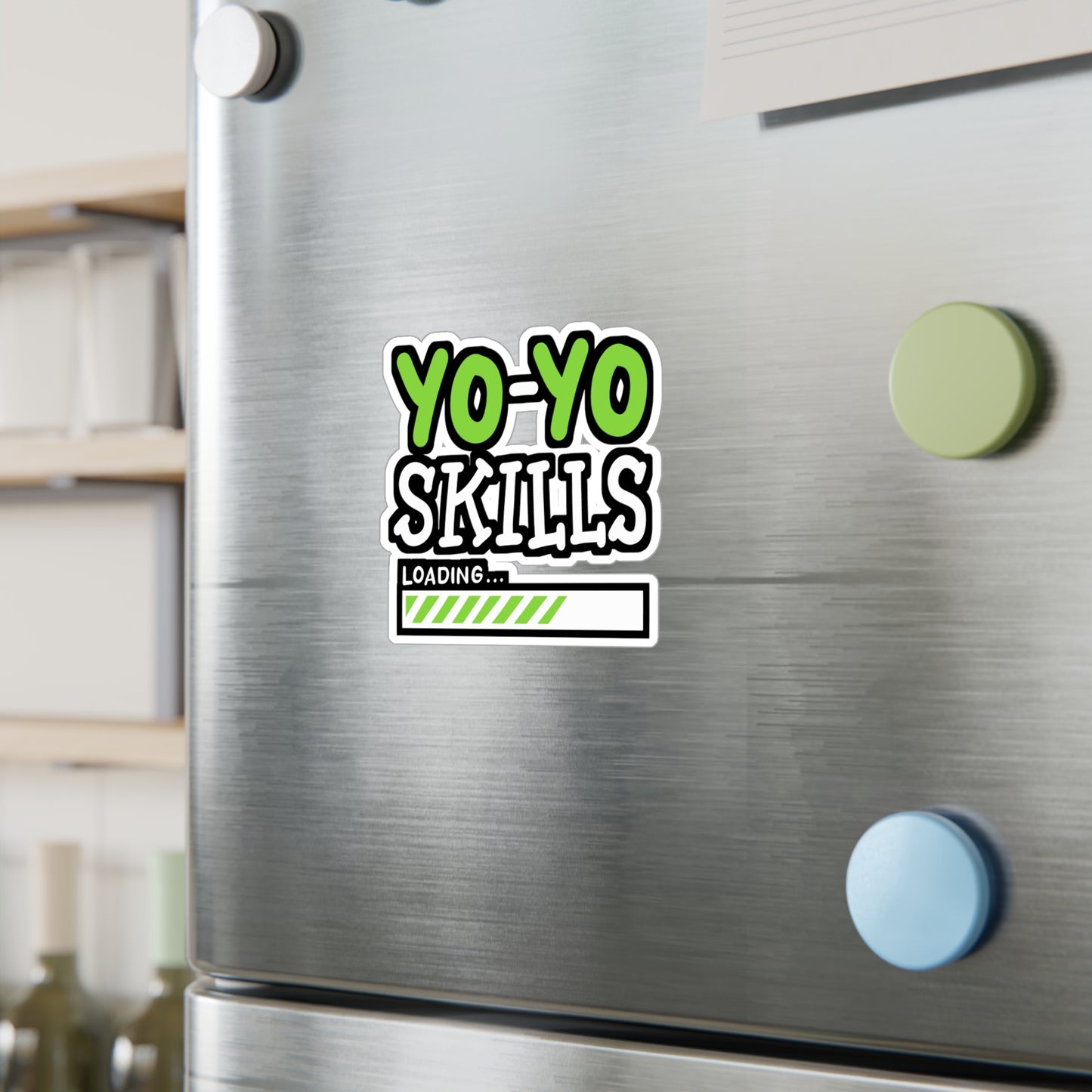 YoYo Skills Loading - Yoyo Sticker for Car Window Laptop Sticker. Water Bottle Sticker, Vinyl Game Decal, 90s Sticker - Yoyo Gift