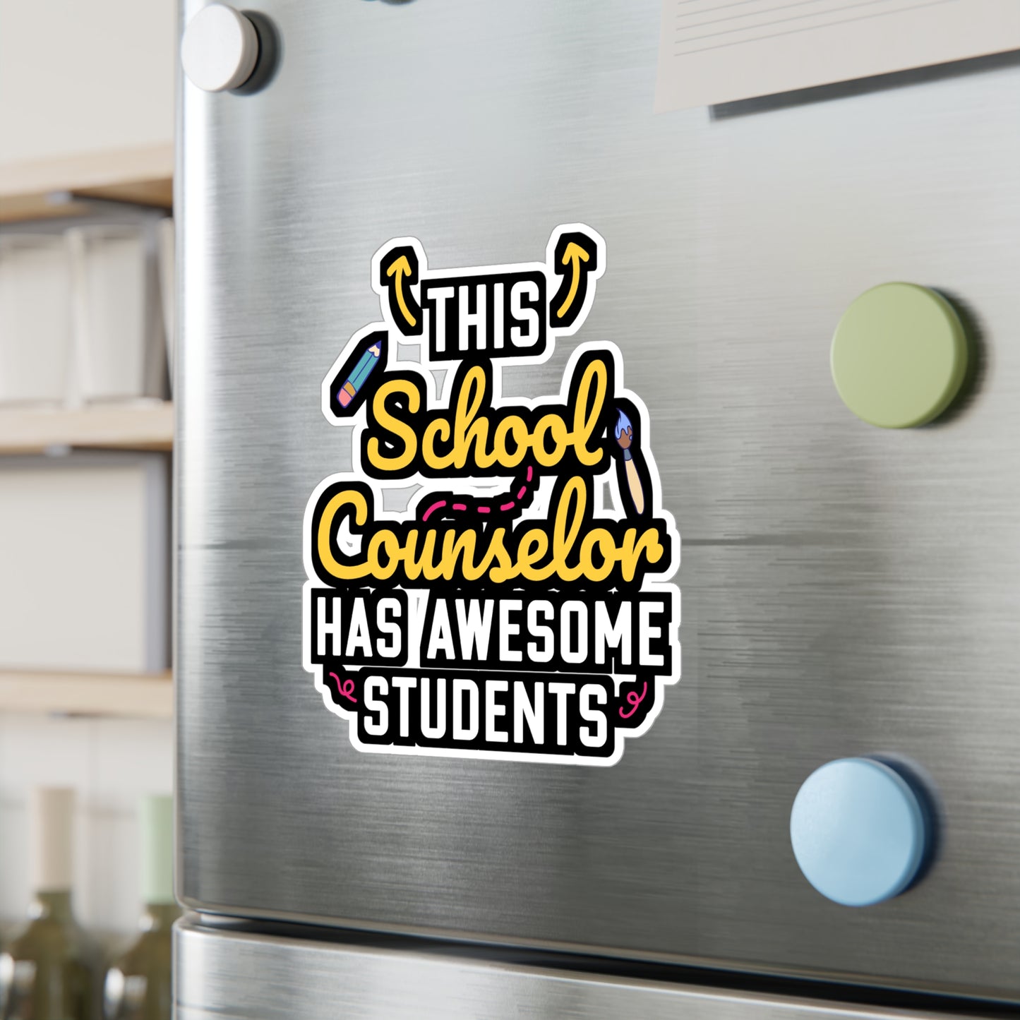 This School Counselor has Awesome Students | School-counselor Sticker | Counselor Decals | School-counselor Gift