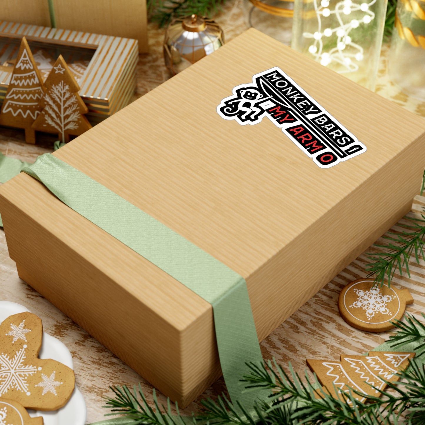 Monkey Bars 1 - My Arm 0 - Broken Sticker for Laptop Sticker. Water Bottle Sticker, Vinyl Arm Decal - Broken Gift