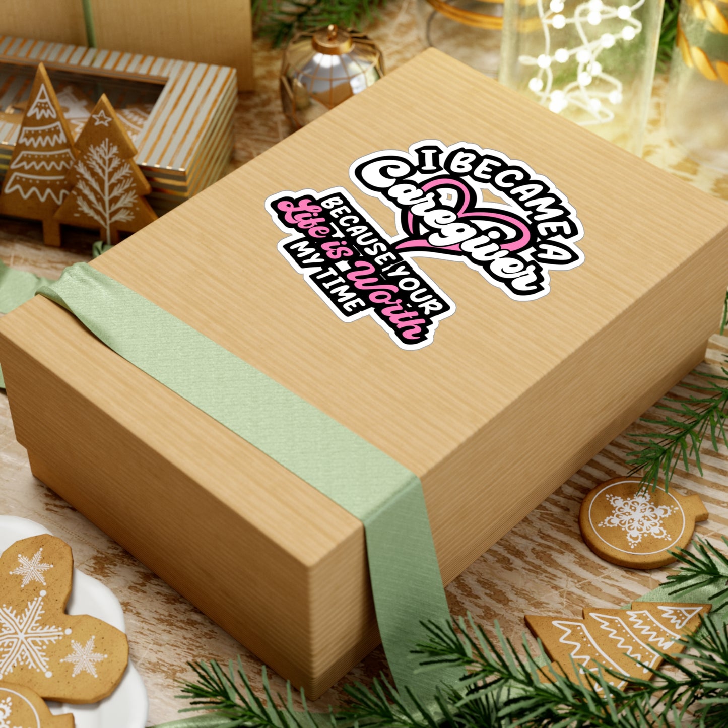 I Became A Caregiver | Nurse Sticker | Caregiver Decals | Nursing-student Laptop Sticker | Nurse Gift | Caregiver Gift