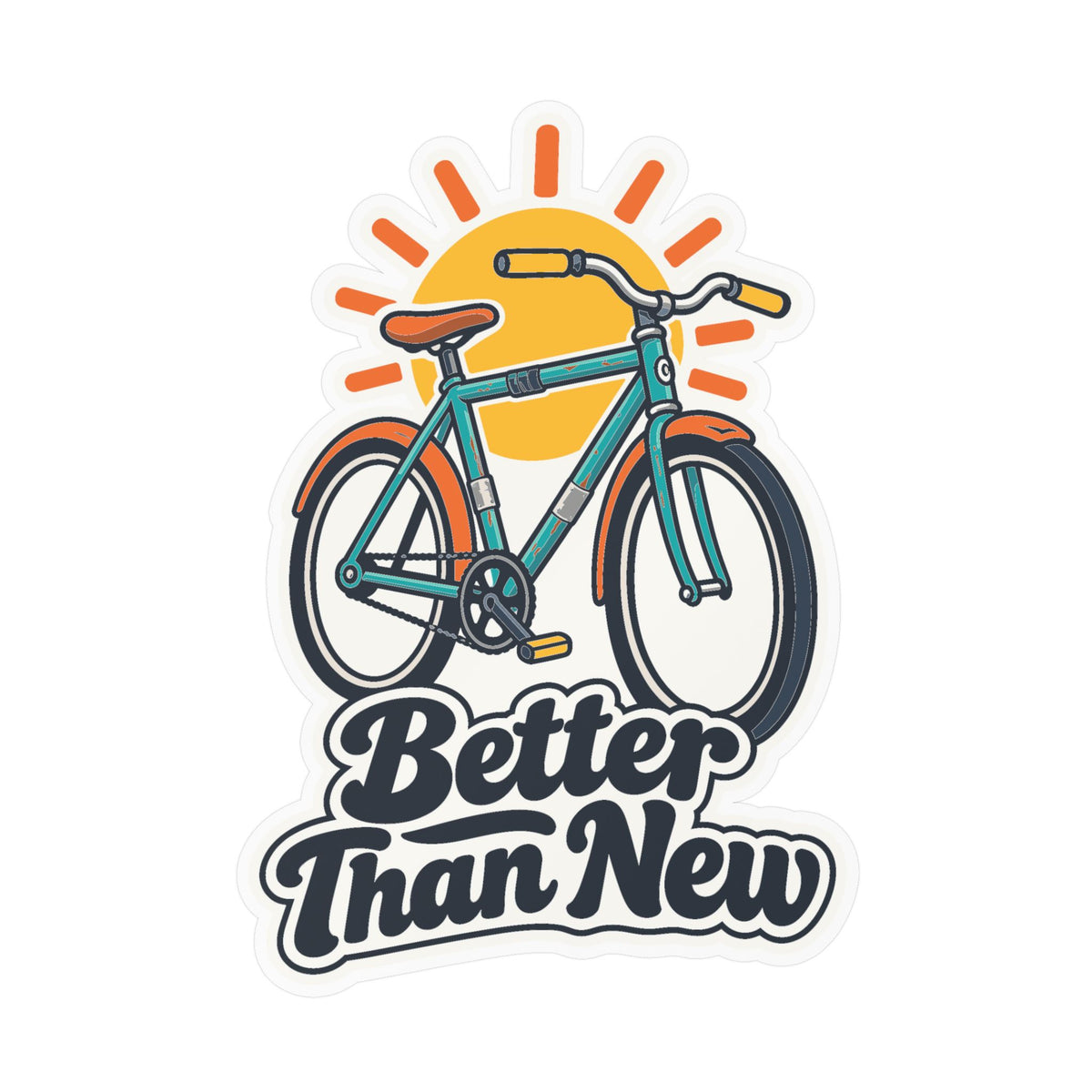 Upcycling Sticker Better Than New – Recycling Art Decals Inspired by Sustainability for Laptop and Water Bottle