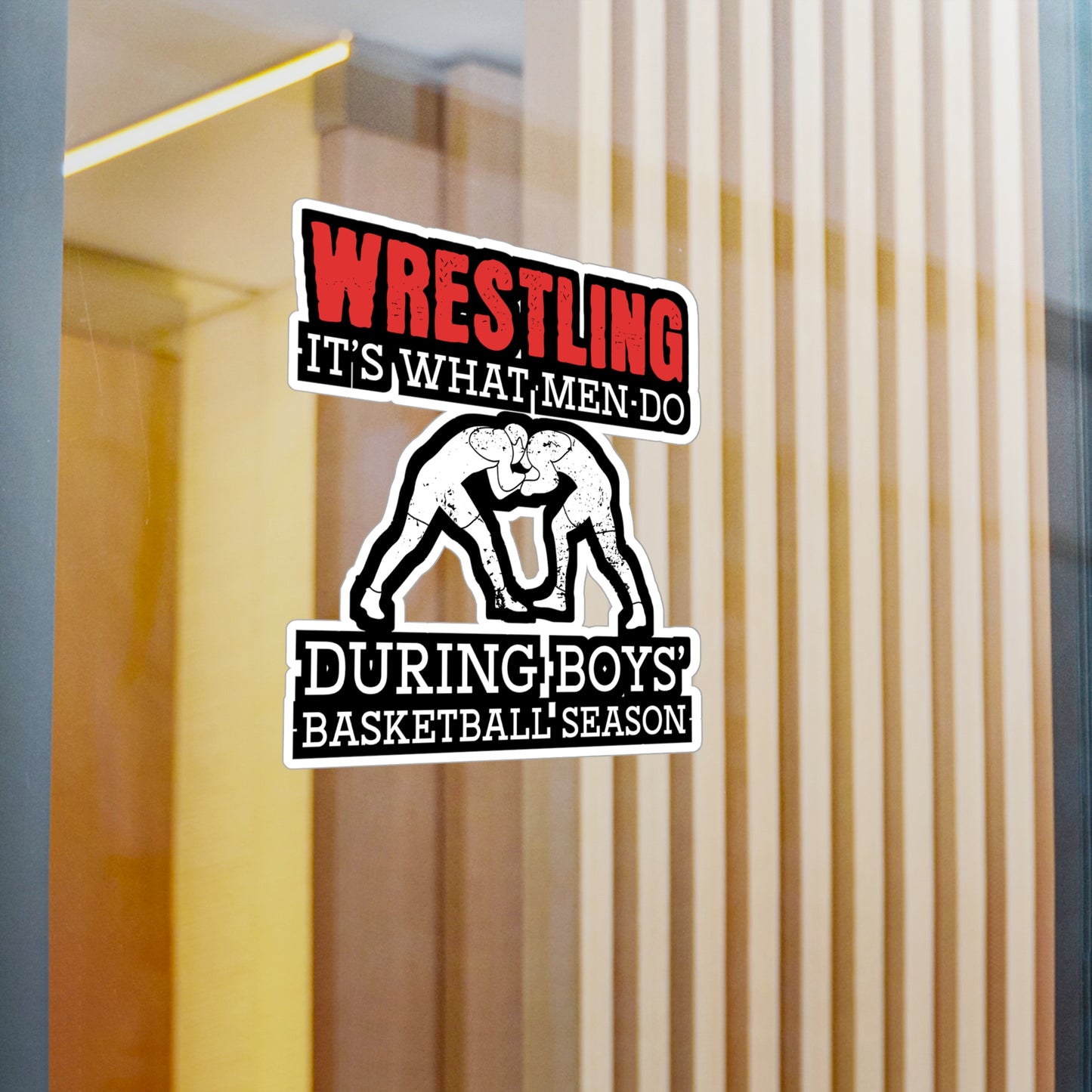 Wrestling - Wrestle Sticker for Wall, Laptop, Window, Truck, Car Wrestle Gift Vinyl Wrestling Decal Sticker