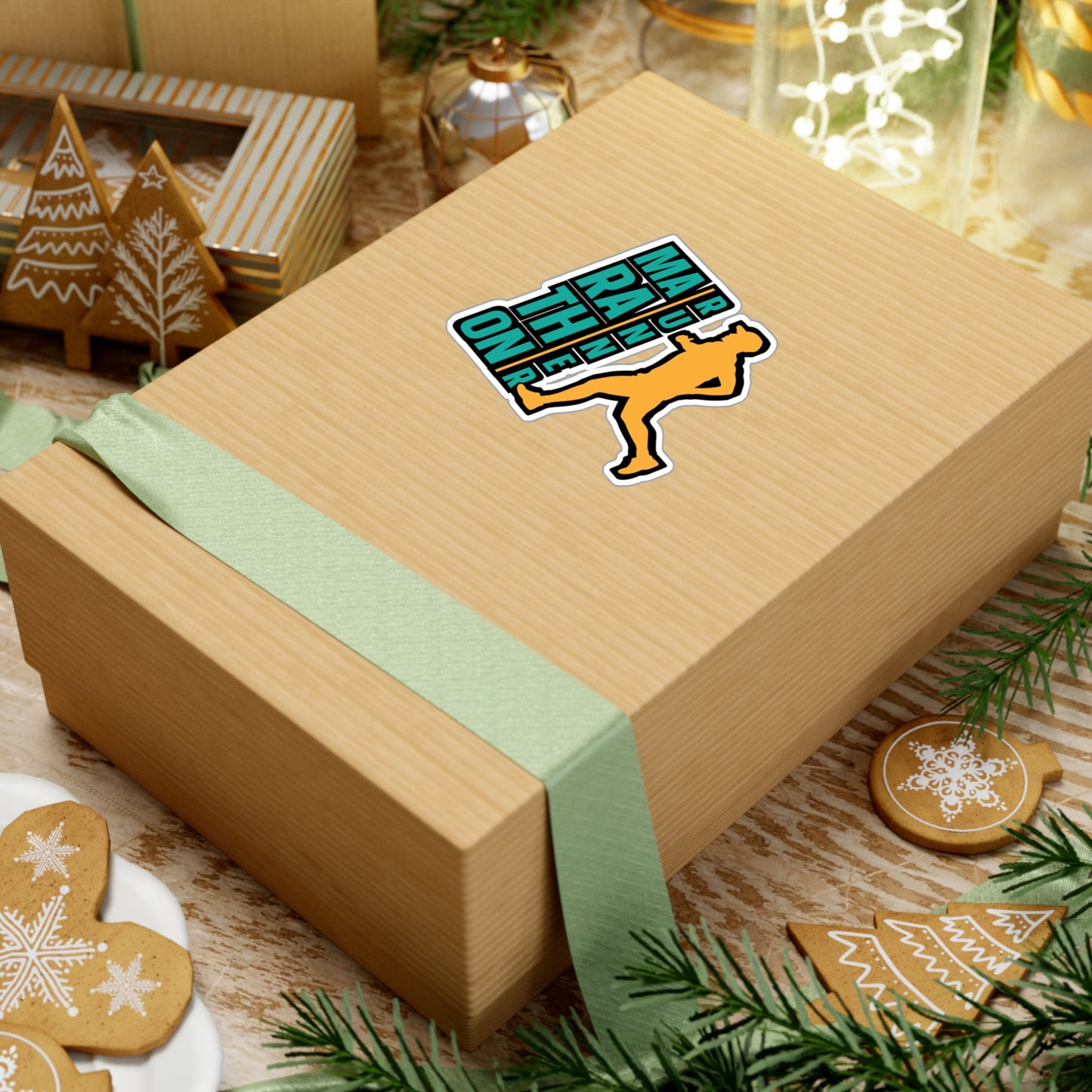 Marathon Runner - Marathon Sticker for Car Window Laptop Sticker. Water Bottle Sticker, Vinyl Running Decal, Funny Sticker - Marathon Gift