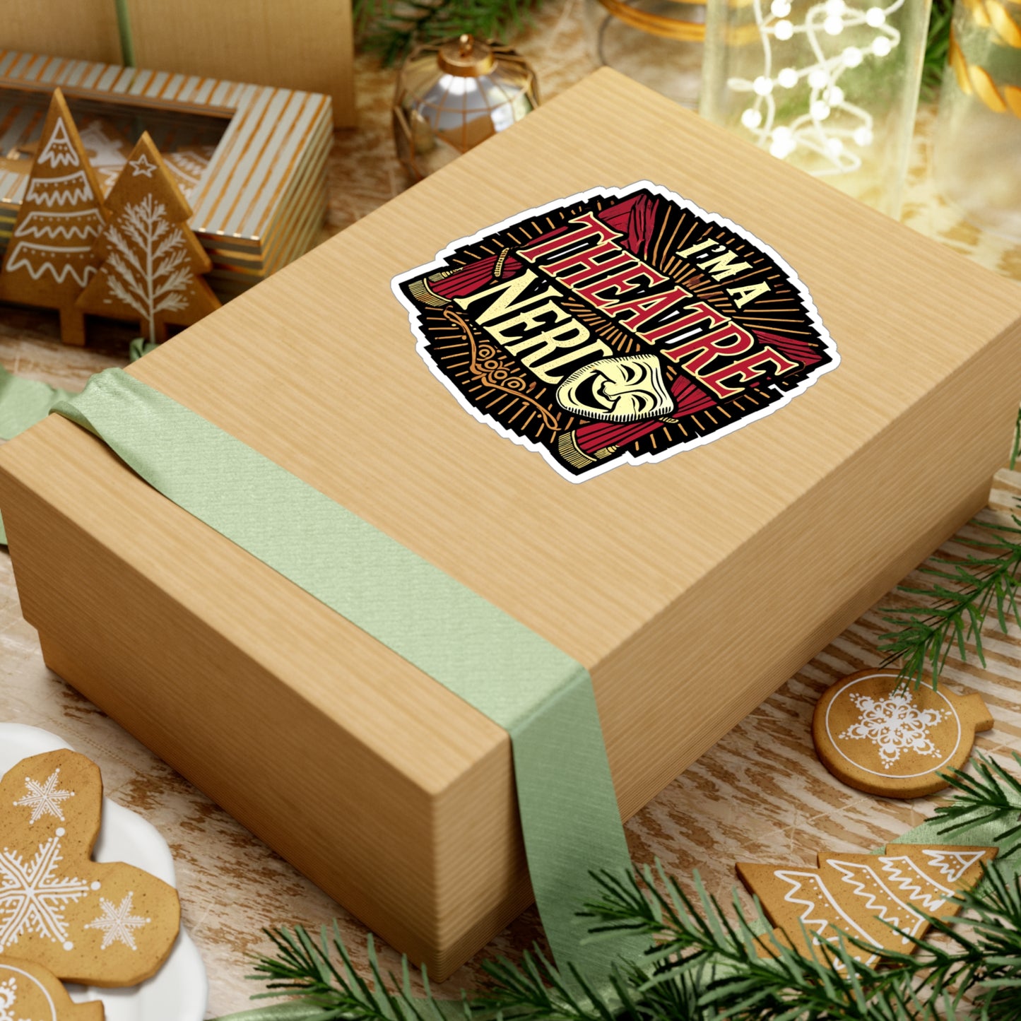 I'm A Theatre Nerd - Theatre Sticker for Car Window Laptop Sticker. Water Bottle Sticker, Vinyl Drama Decal, Acting Sticker - Theatre Gift