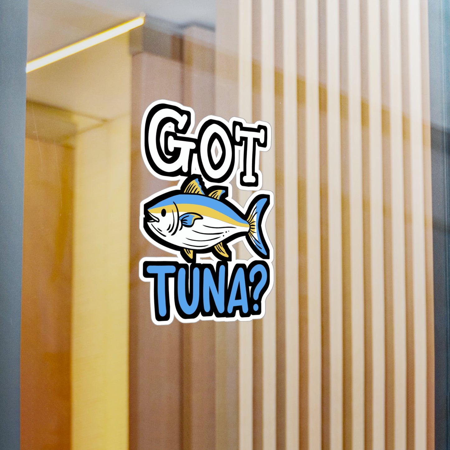 Got Tuna - Bluefin Sticker for Car Window Laptop Sticker. Water Bottle Sticker, Vinyl Tuna Decal, Trolling Sticker - Bluefin Gift