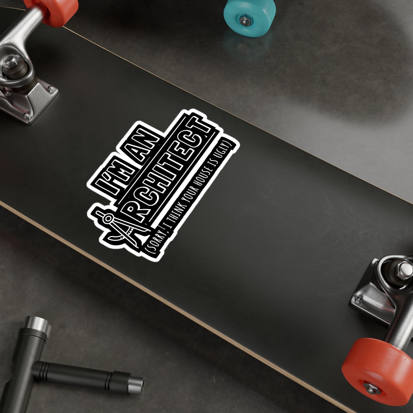 I'm An Architect - Architecture Sticker for Laptop Sticker. Water Bottle Sticker, Vinyl Studio Decal - Architecture Gift