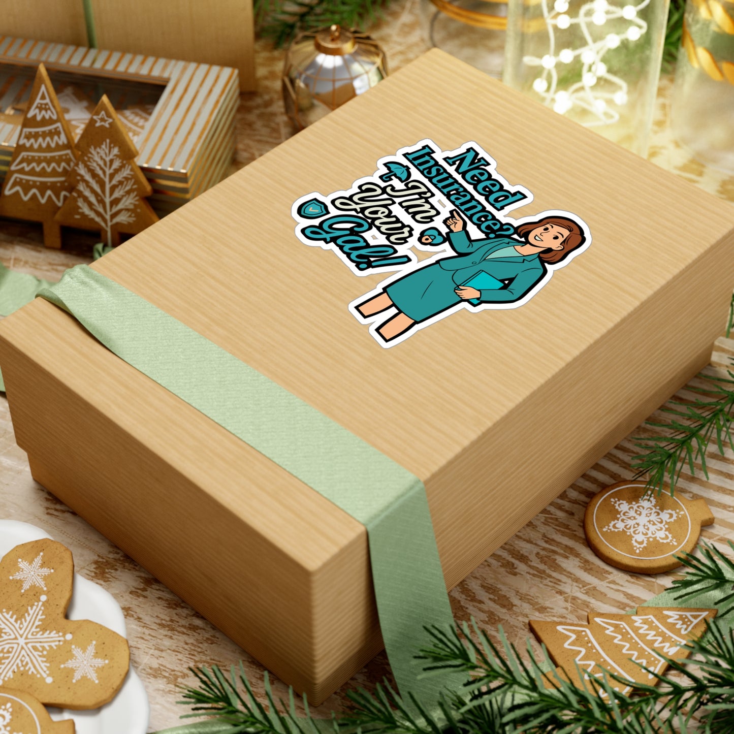 Need Insurance? I'm Your Gal! – Funny Insurance Agent Sticker | Vinyl Decal for Laptop or Water Bottle | Policy Advisor Gift