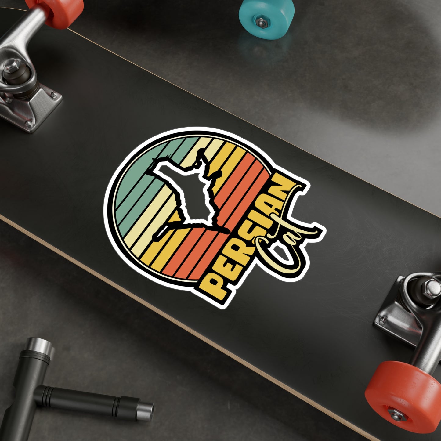 Persian Cat - Kittens Sticker for Car Window Laptop Sticker. Water Bottle Sticker, Vinyl Ruler Decal, Pet Sticker - Kittens Gift