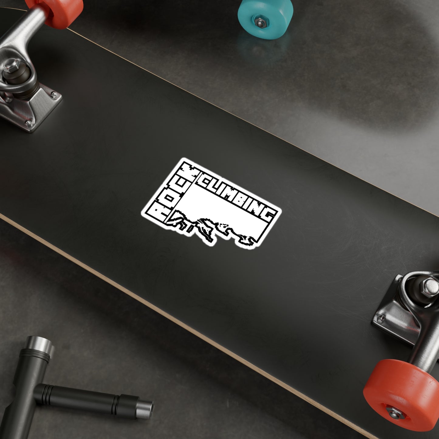 Rock Climbing - Climbing Sticker for Laptop Sticker. Water Bottle Sticker, Vinyl Bouldering Decal - Climbing Gift