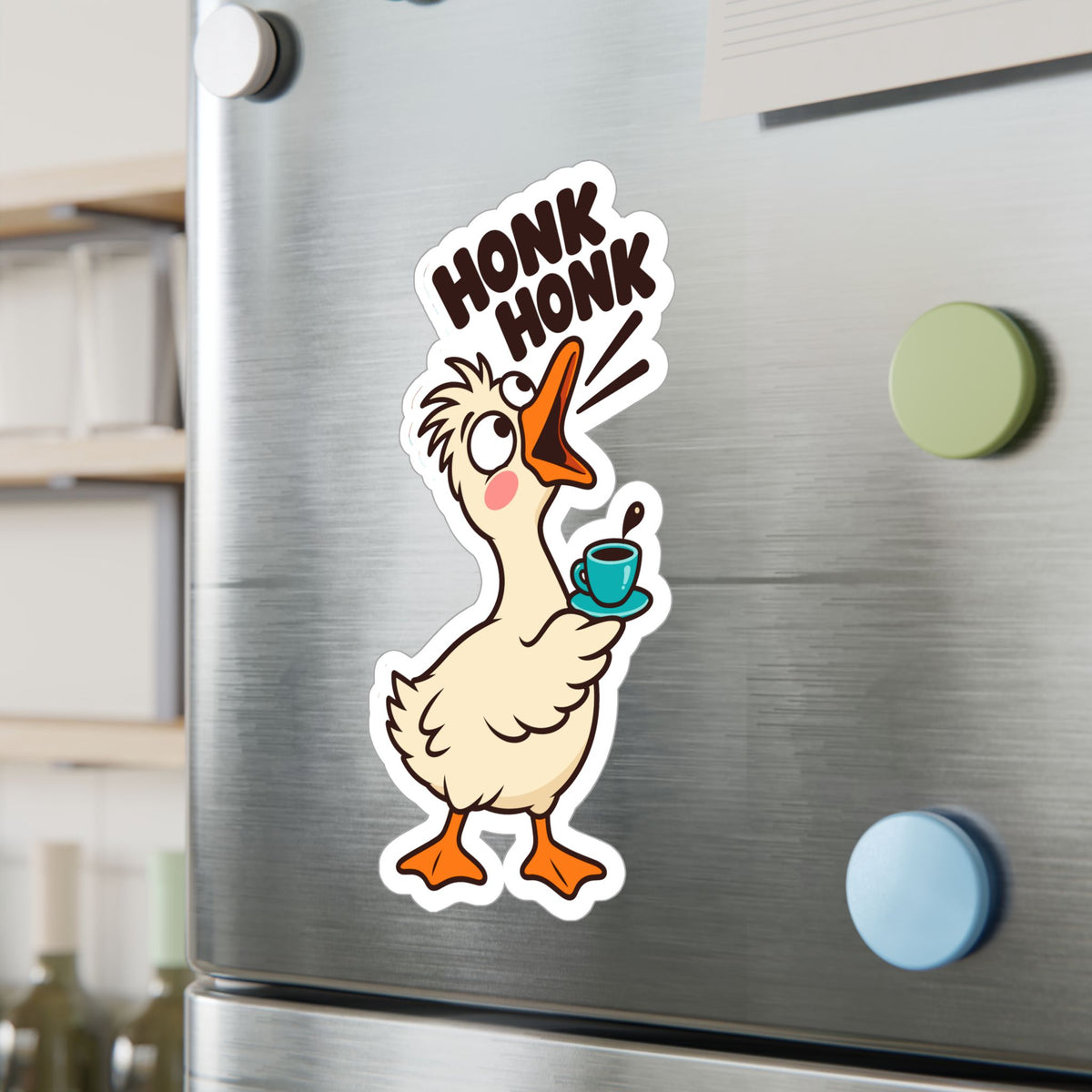Espresso Sticker with HONK HONK Design – Playful Decals for Your Coffee Grinder or Digital Scale