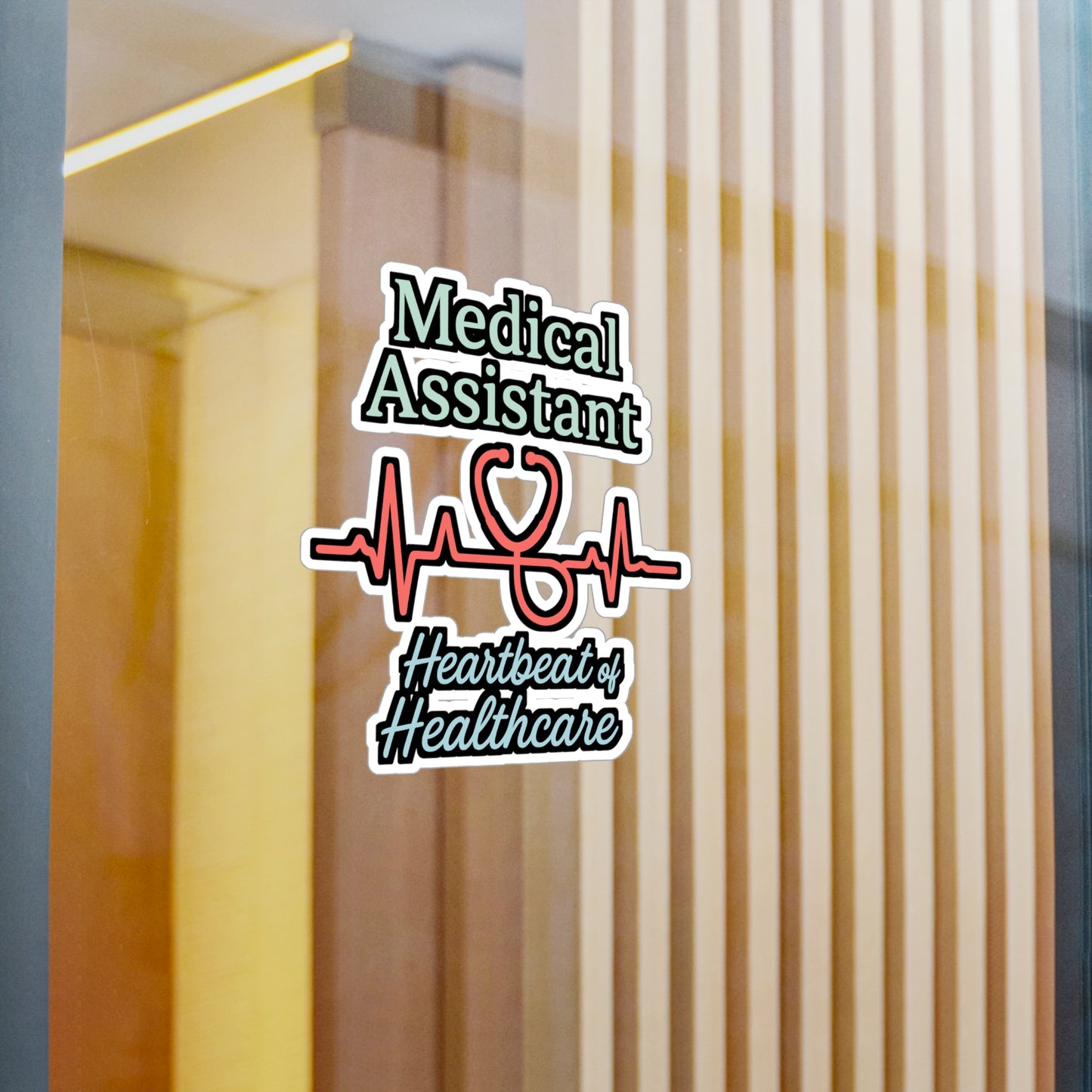 Medical Assistant - Medical Assistant Sticker for Laptop, Water Bottle, Nurses, Students, Healthcare Worker Gift