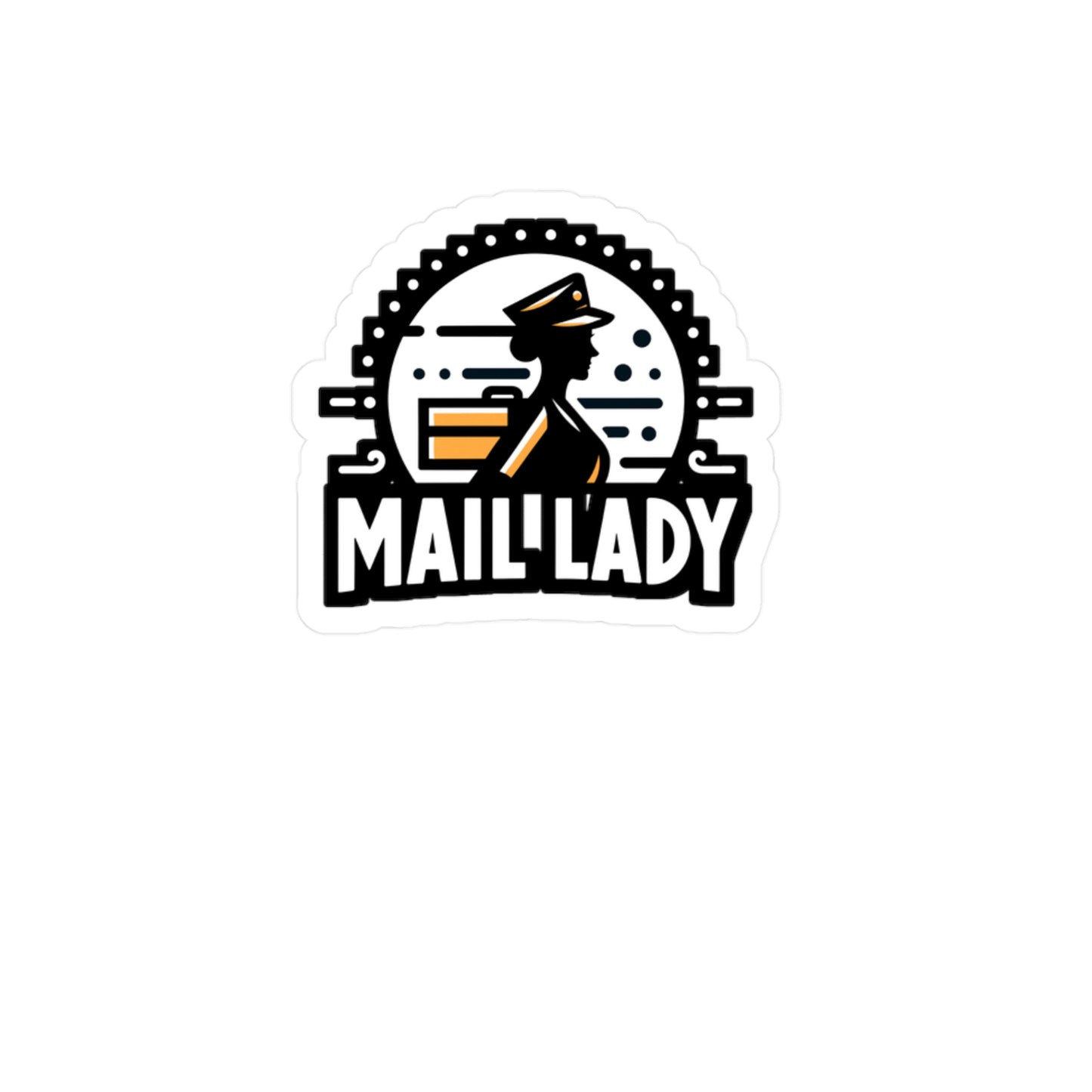 Mail Lady - Postal worker Sticker for Car Laptop Sticker. Water Bottle Sticker, Vinyl Funny postal worker Decal - Postal worker Gift