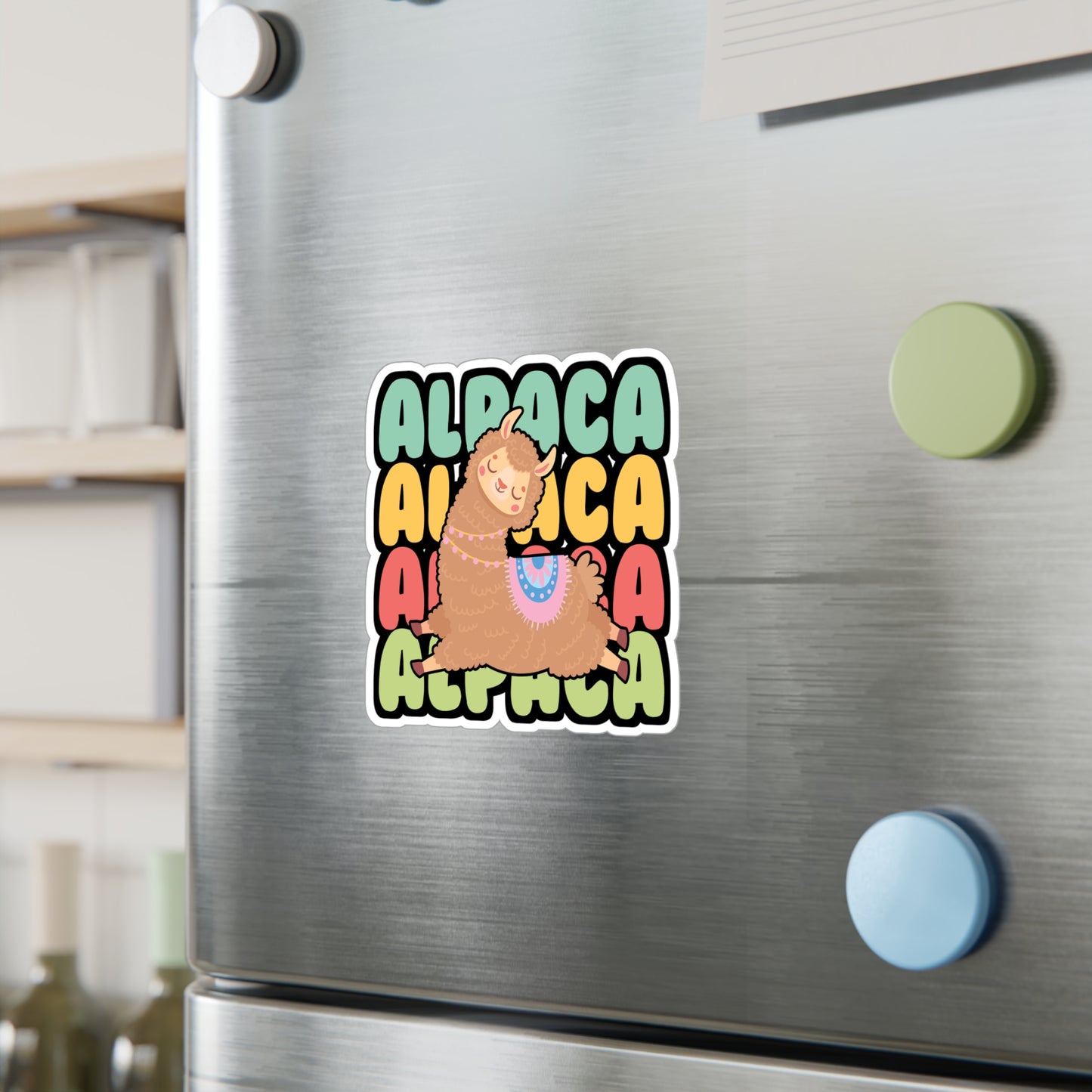 Alpaca - Alpaca Sticker for Car Window Laptop Sticker. Water Bottle Sticker, Vinyl Alpacas Decal, Lama Sticker - Alpaca Gift