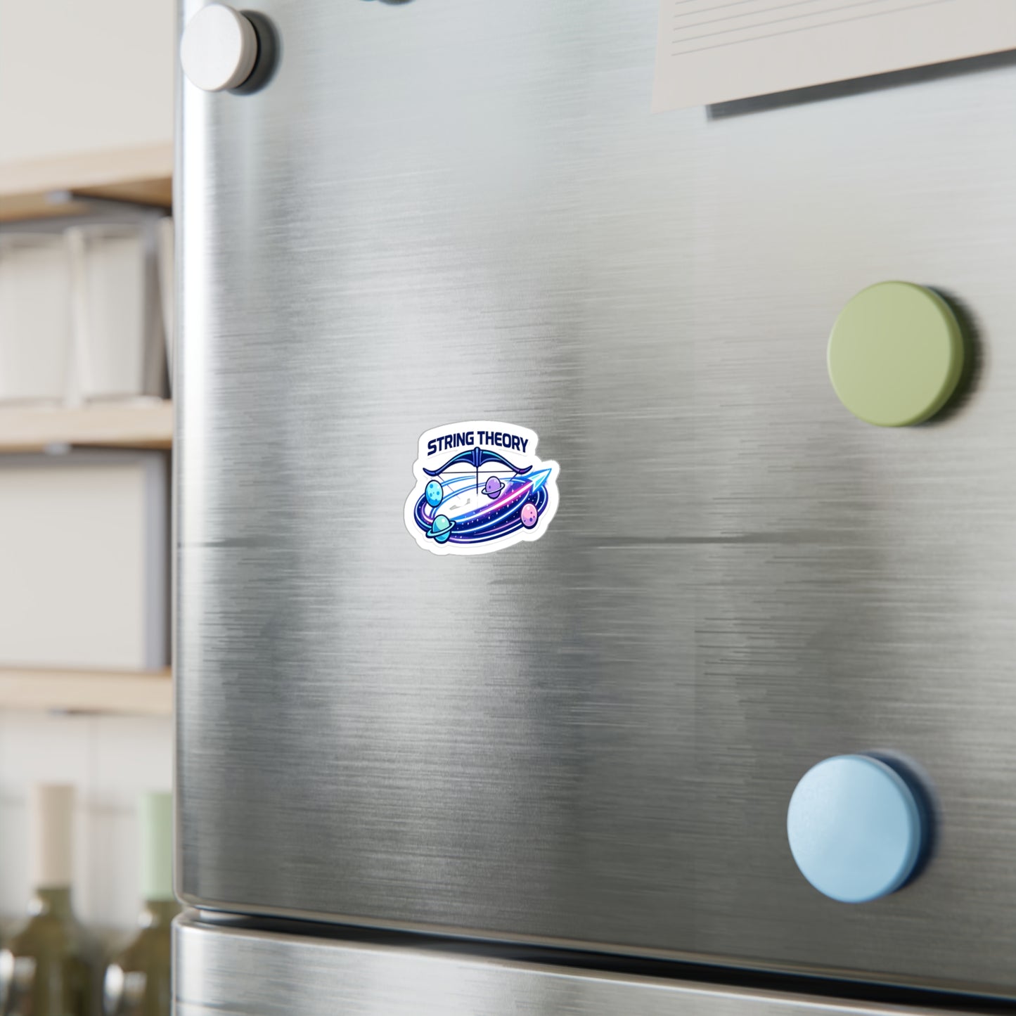 Archery Sticker String Theory – Waterproof Vinyl Decals for Laptop, Water Bottle | Archer Hunting Shooting Design
