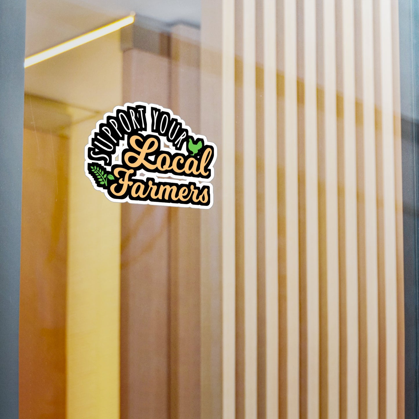 Support Your Local Farmers | Farmer Sticker | Tractor Decals | Livestock Laptop Sticker | Farmer Gift | Tractor Gift