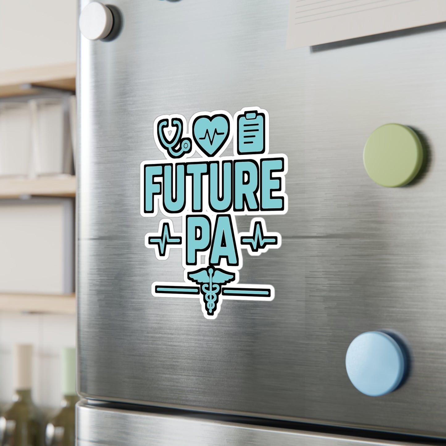 Physician Assistant Sticker – "Future PA" Decals for Practitioners, GP, Waterproof Vinyl for Laptop, Water Bottle