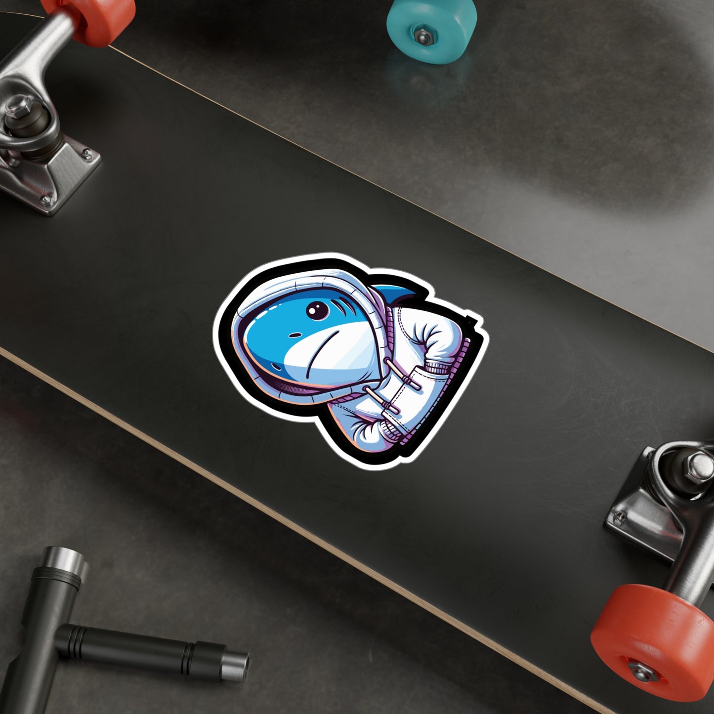 Cool Shark - Cool Sticker for Car Window Laptop Sticker. Water Bottle Sticker, Vinyl Shark Decal, Hoodie Sticker - Cool Gift