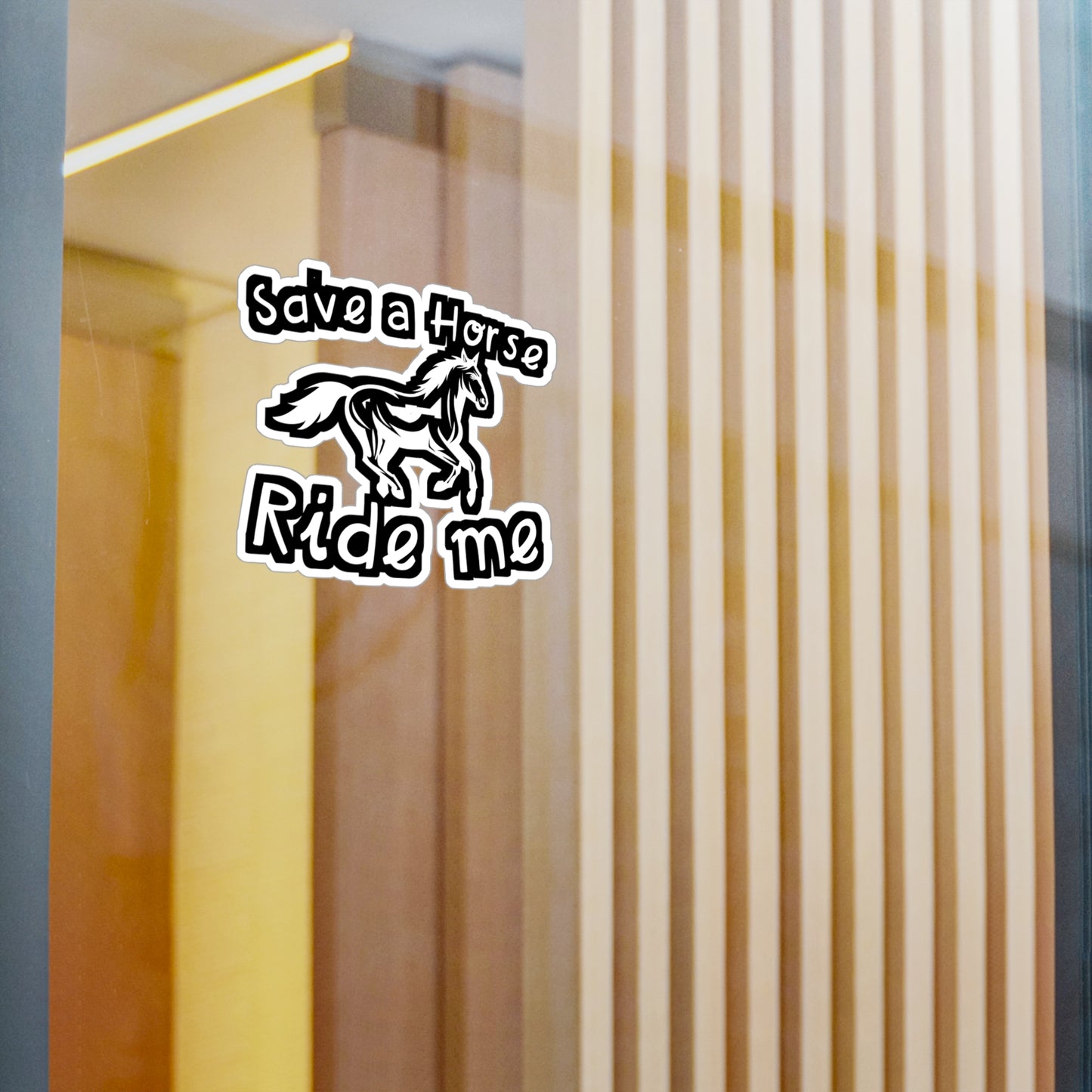 Save a Horse Ride Me - Cowboy Sticker for Wall, Laptop, Window, Truck, Car Cowboy Gift Vinyl Rodeo Decal Sticker