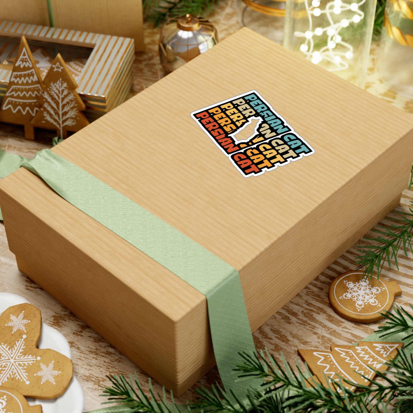 Persian Cat - Kittens Sticker for Car Window Laptop Sticker. Water Bottle Sticker, Vinyl Ruler Decal, Pet Sticker - Kittens Gift