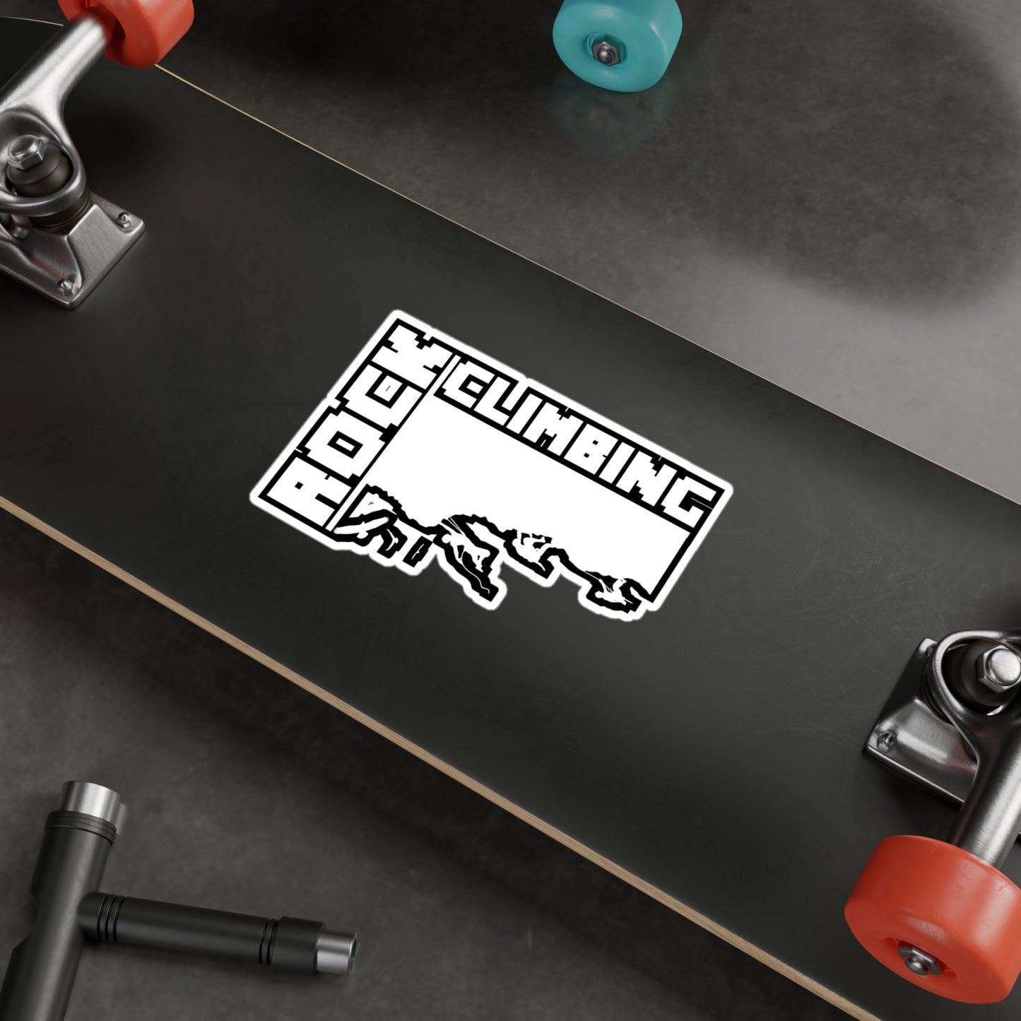 Rock Climbing - Climbing Sticker for Laptop Sticker. Water Bottle Sticker, Vinyl Bouldering Decal - Climbing Gift