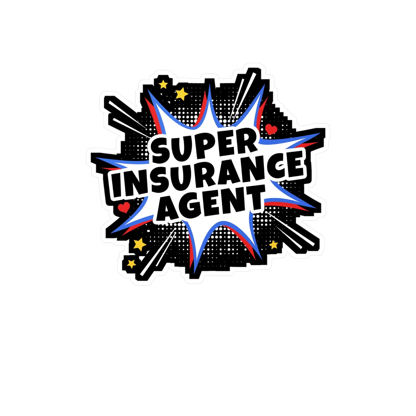 Super Insurance Agent | Insurance-agent Sticker | Policy Decals | Premium Laptop Sticker | Insurance-agent Gift | Policy Gift