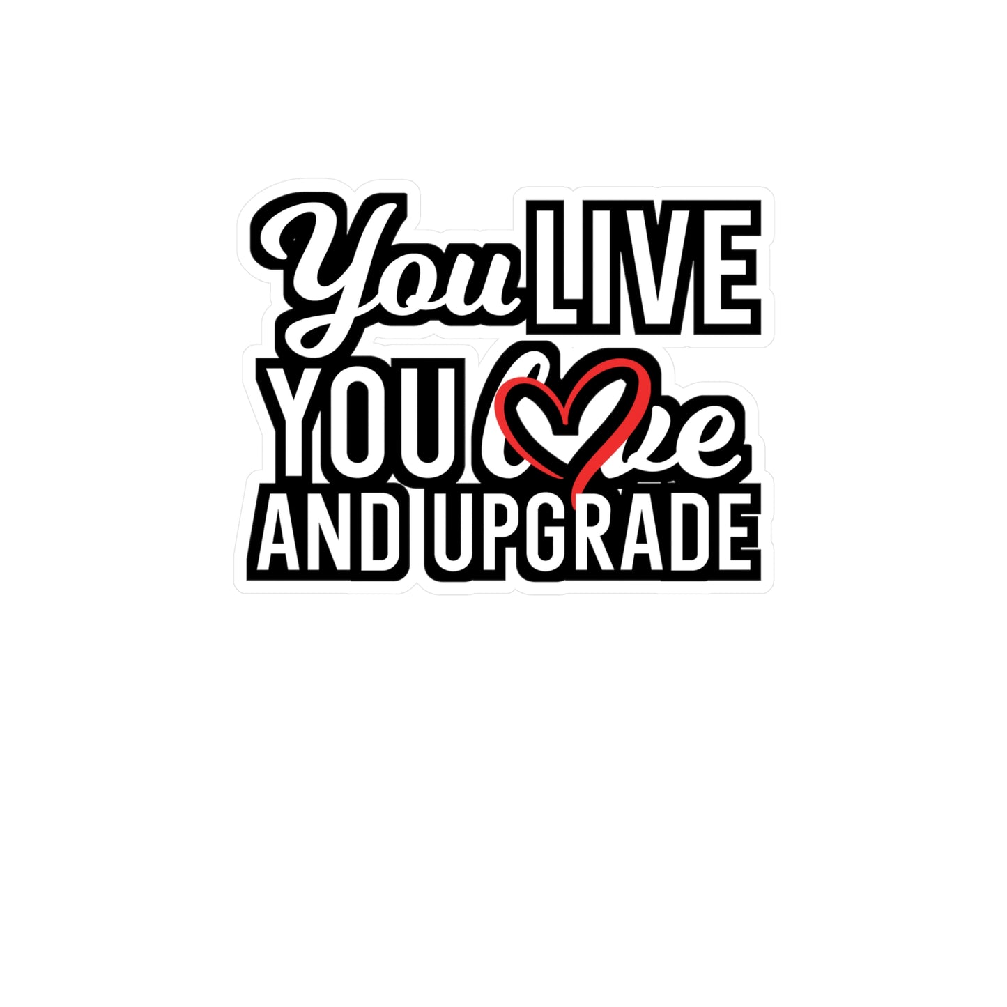 You Live You Learn and You Upgrade | Divorce Sticker | Separation Decals | Alimony Laptop Sticker | Divorce Gift | Separation Gift