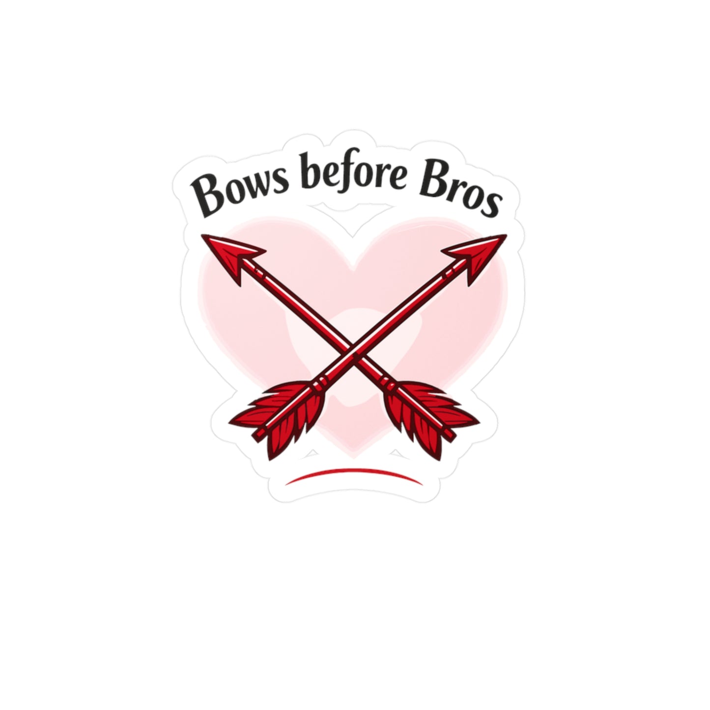 Archery Sticker Bows before Bros Funny Archer Hunting Shoot Design, Waterproof Vinyl Decals for Laptop Water Bottle