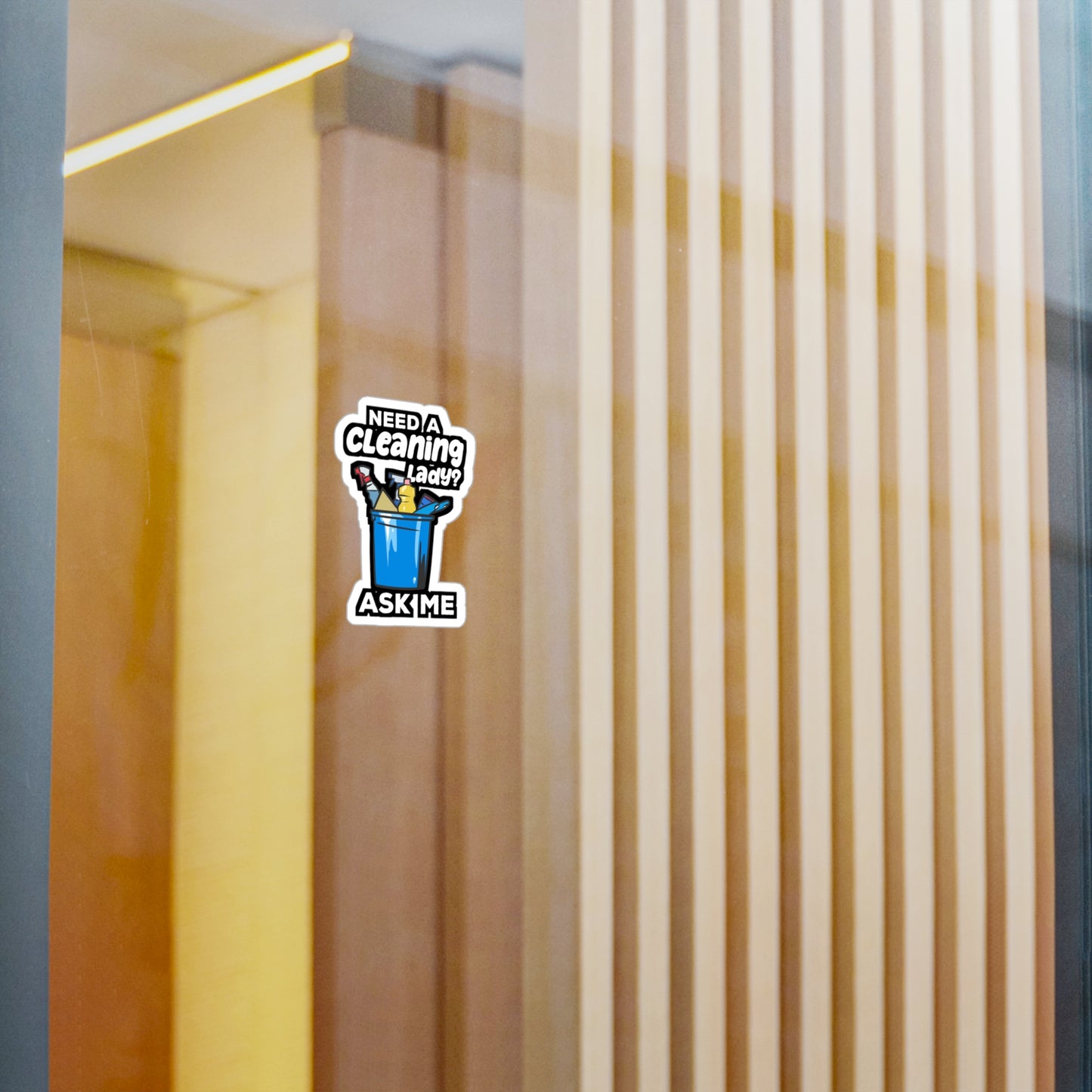 Need A Cleaning Lady Housekeeping - Housekeeping Sticker for Laptop Sticker. Water Bottle Sticker, Vinyl Housekeeper Decal - Housekeeping Gift