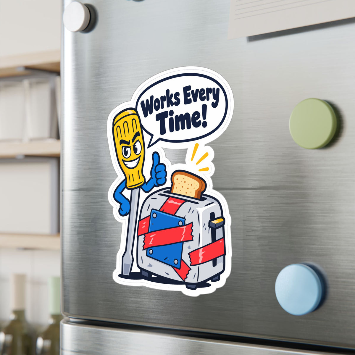Upcycling Sticker – Works Every Time! Recycling Art Decals for Laptop and Water Bottle, Celebrating Sustainability