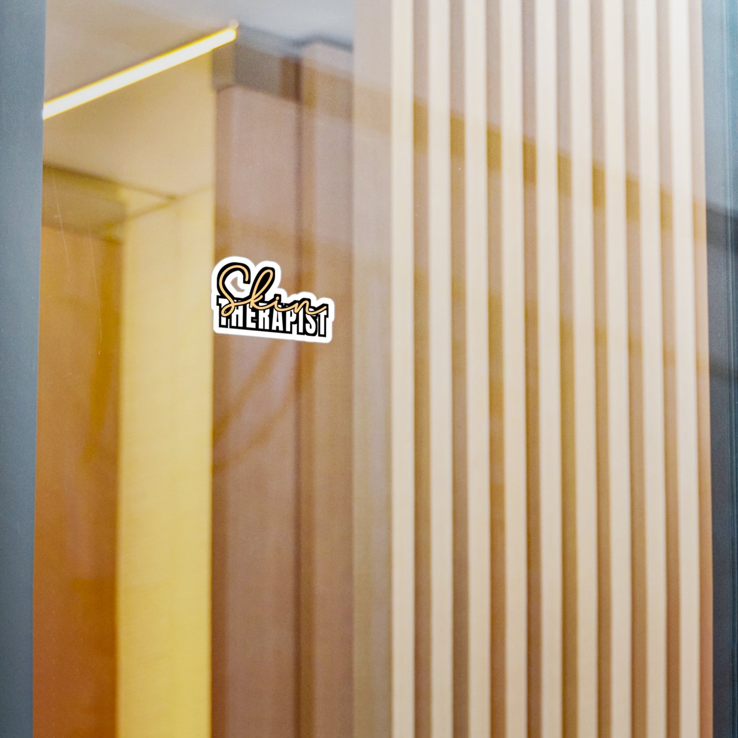 Skin Therapist | Beautician Sticker | Esthetician Decals | Makeup-artist Laptop Sticker | Beautician Gift | Esthetician Gift