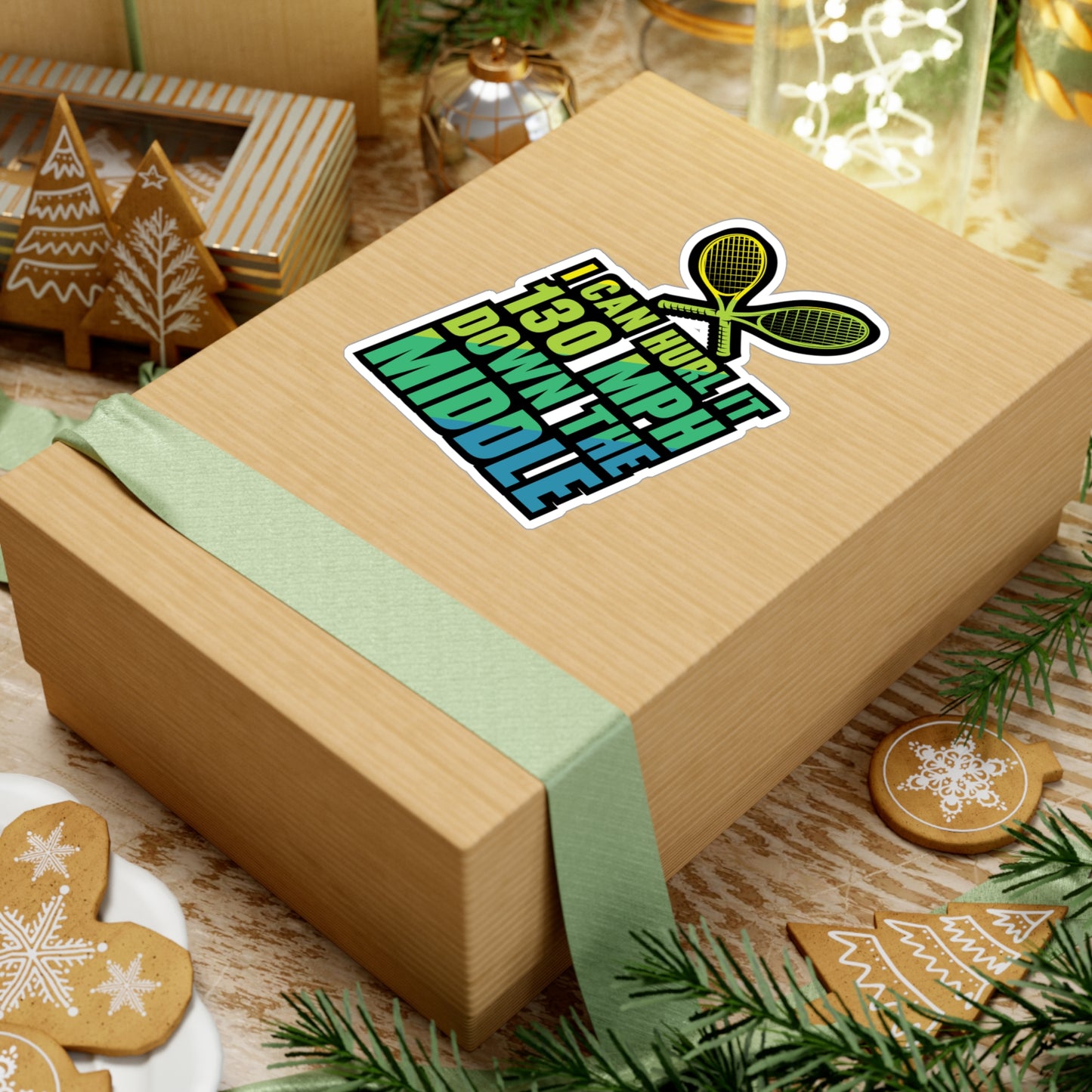 I Can Hurl It 130 mbh - Padel Sticker for Laptop Sticker. Water Bottle Sticker, Vinyl Padel court Decal - Padel Gift