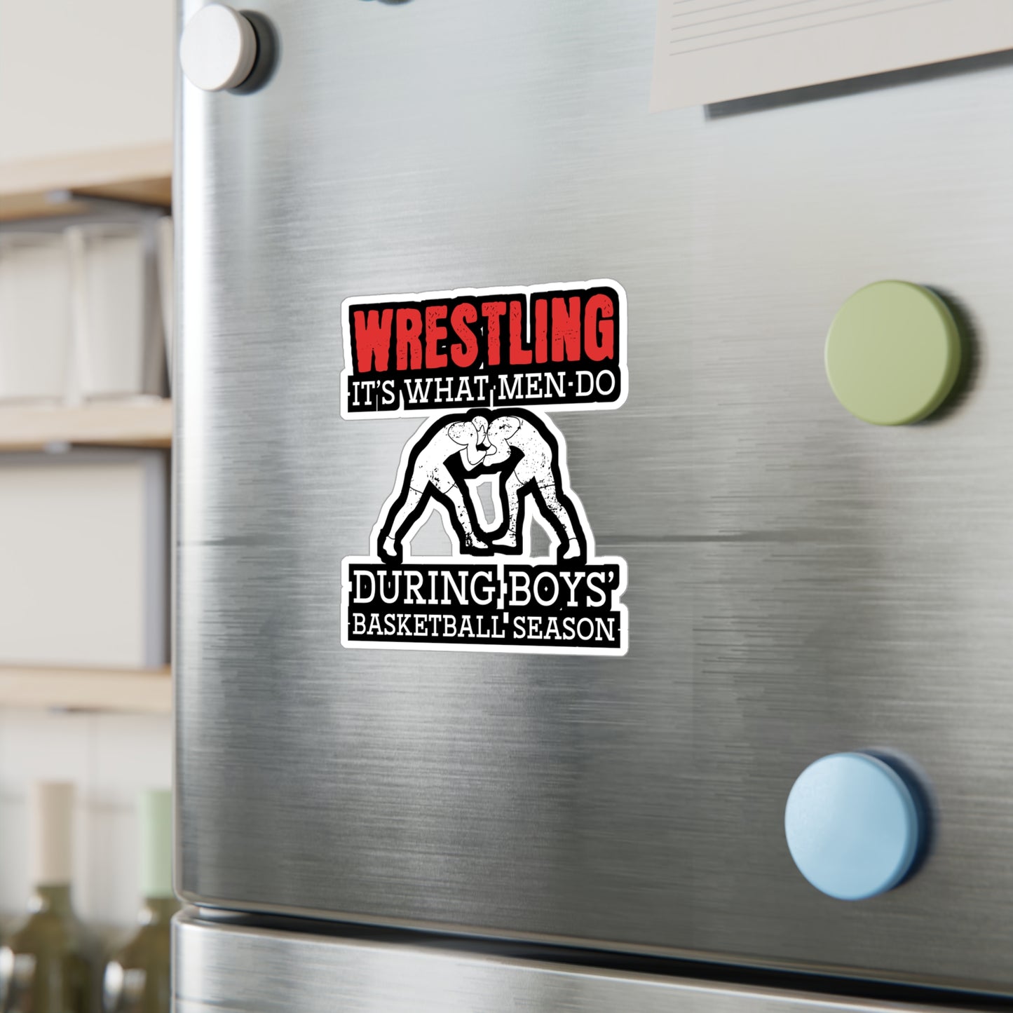 Wrestling - Wrestle Sticker for Wall, Laptop, Window, Truck, Car Wrestle Gift Vinyl Wrestling Decal Sticker