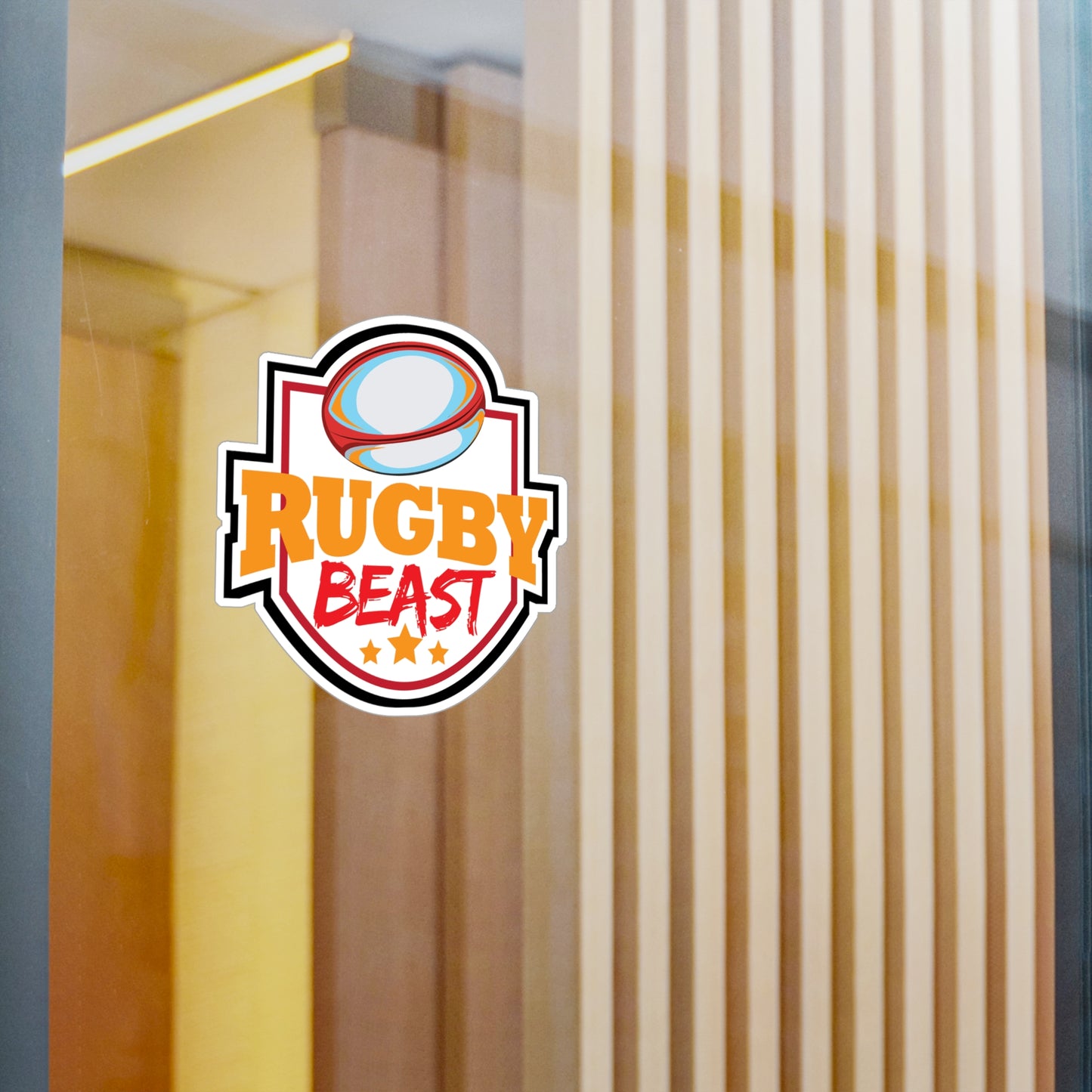 Rugby Player - Rugby player Sticker for Laptop Sticker. Water Bottle Sticker, Vinyl Quote Decal - Rugby player Gift