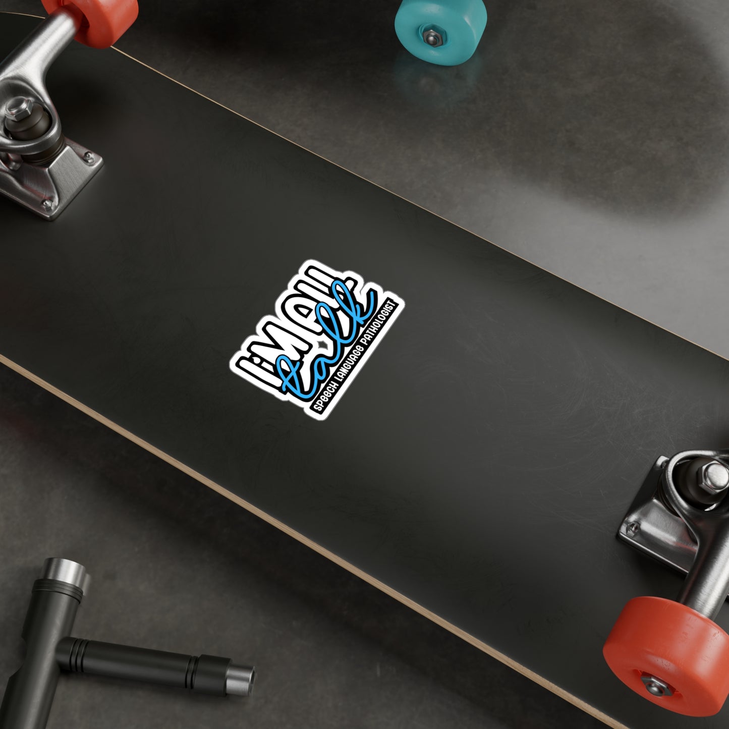 I'm All Talk | Speech-pathology Sticker | Phoneme Decals | Speech-therapist Laptop Sticker | Speech-pathology Gift | Phoneme Gift